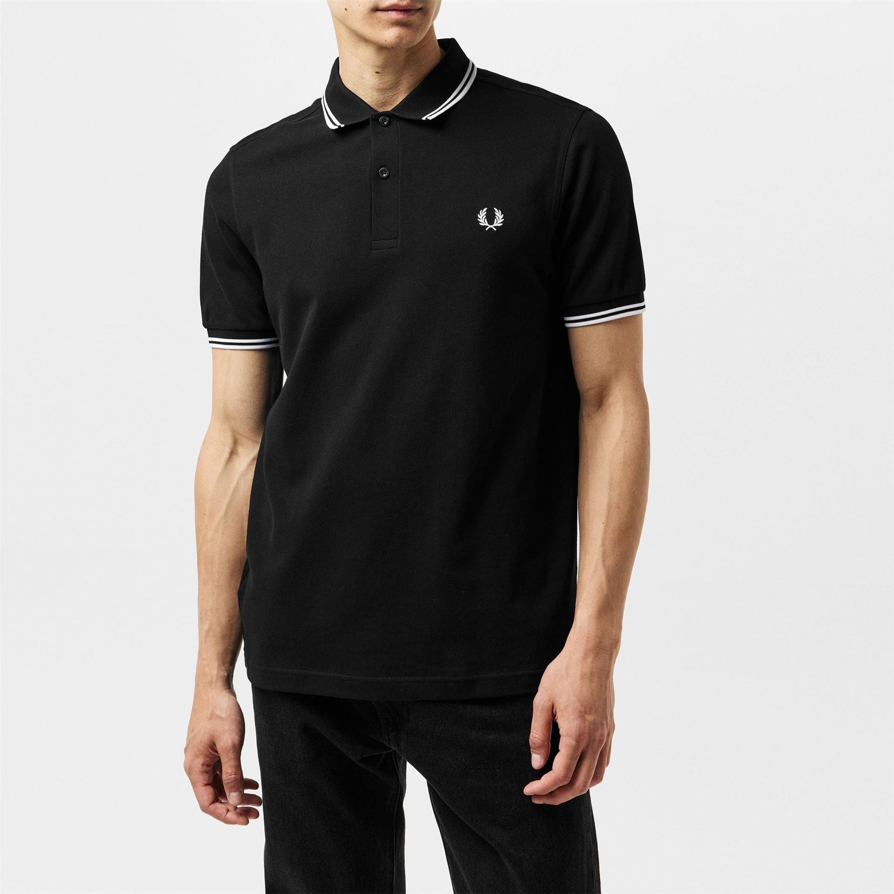 Fred Perry Sleeve Twin Tipped Polo Shirt