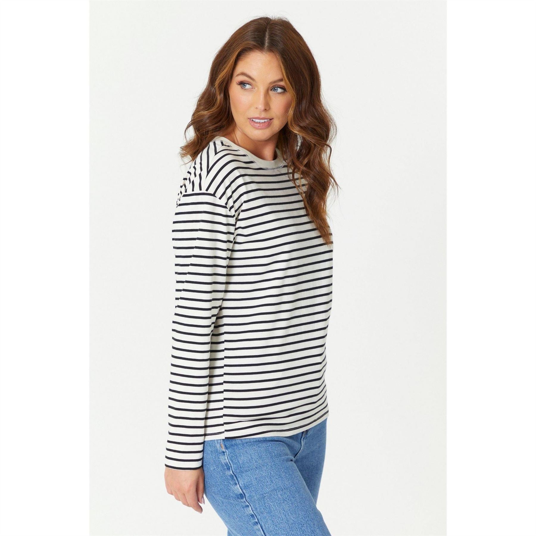 Be You Long Sleeve Stripe T-Shirt