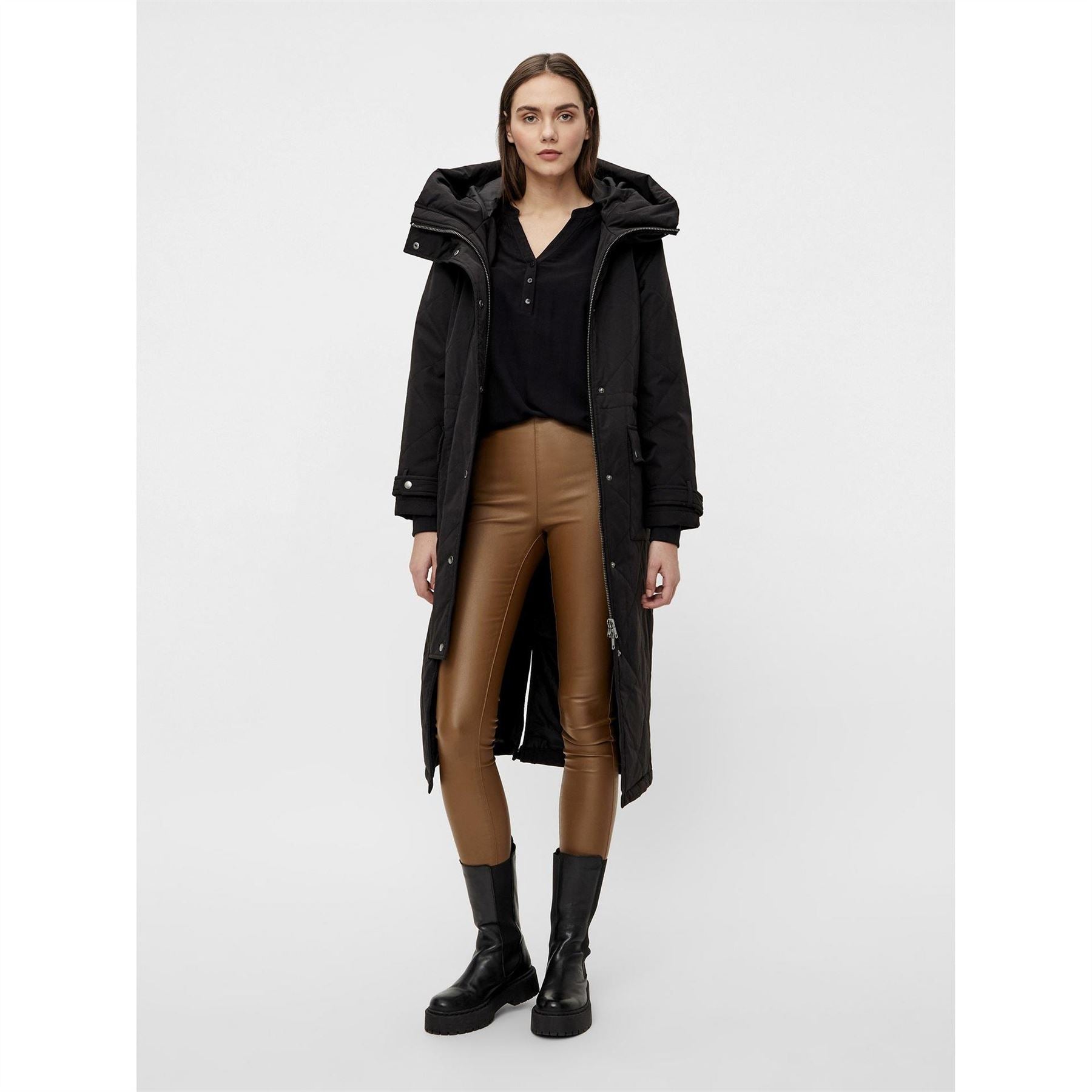 Object Katie Hooded Relaxed Fit Coat