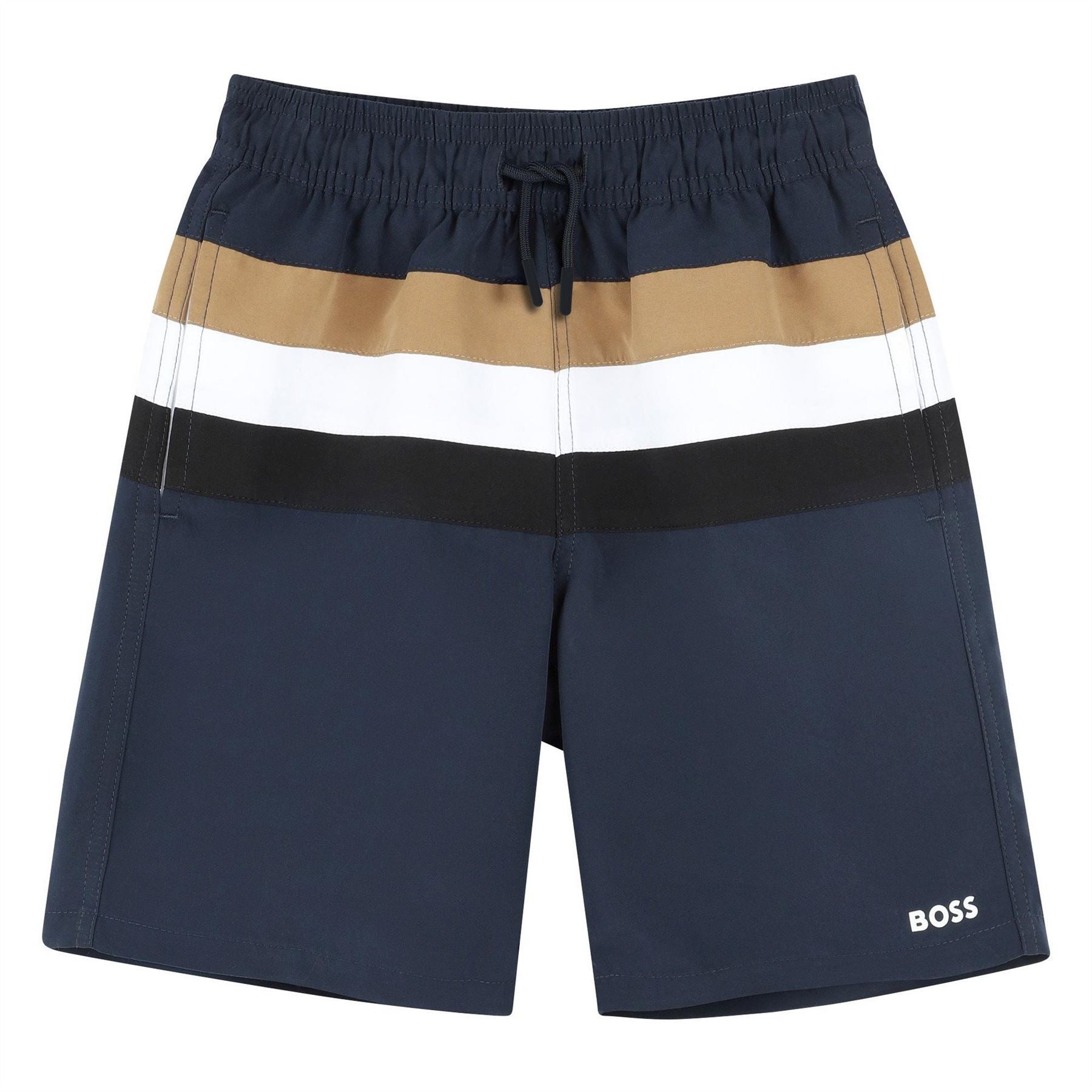 Boss Regular Fit Stripe Swim Short