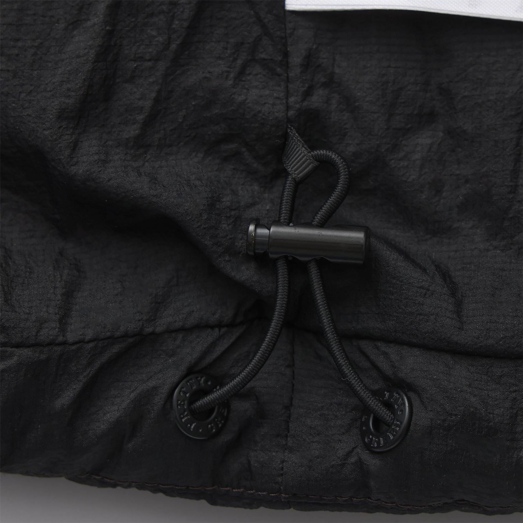 Pretty Green  Baffle Hooded Long Sleeve Short Puffer Jacket