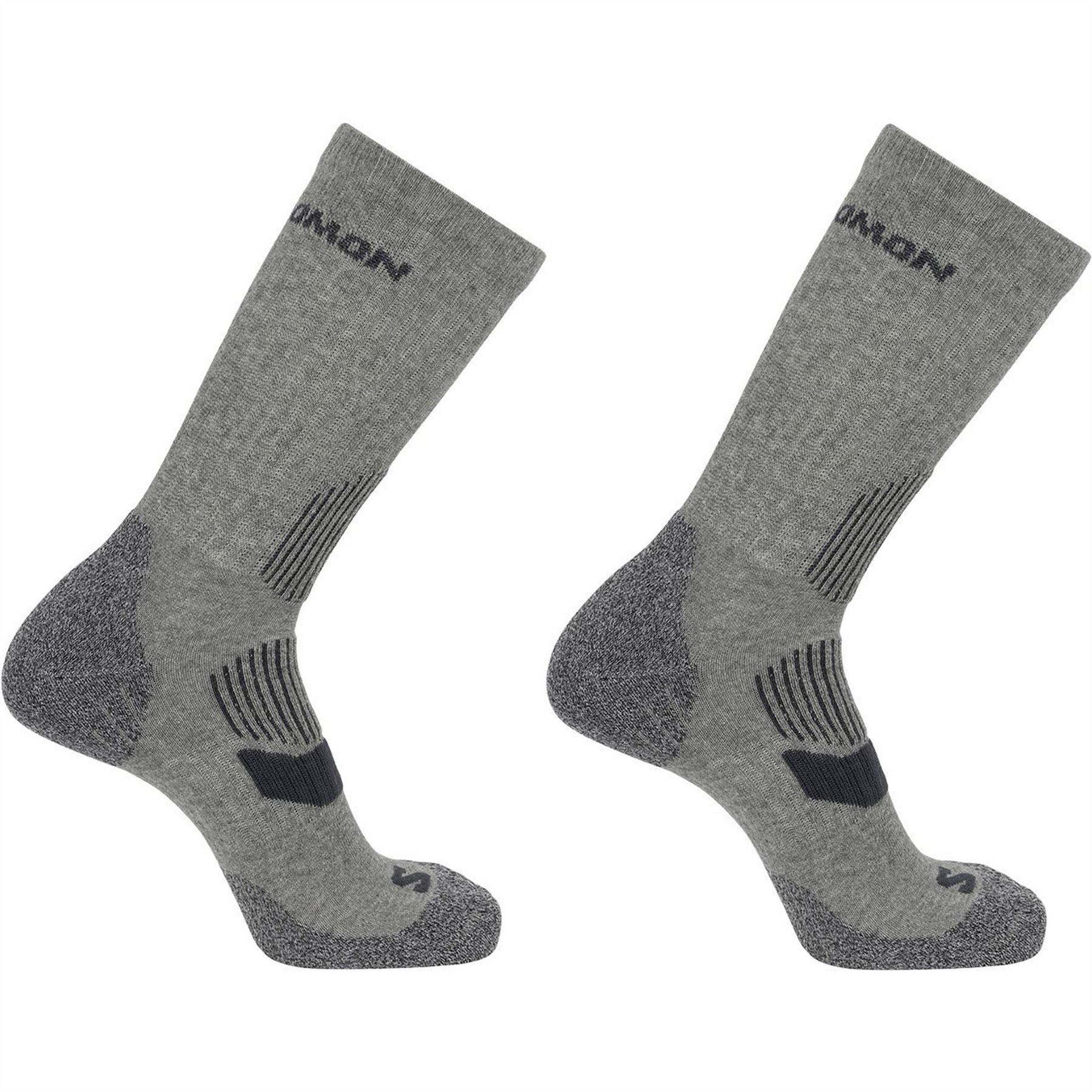 Salomon Lightweight Crew 2 Pack Walking Socks Unisex