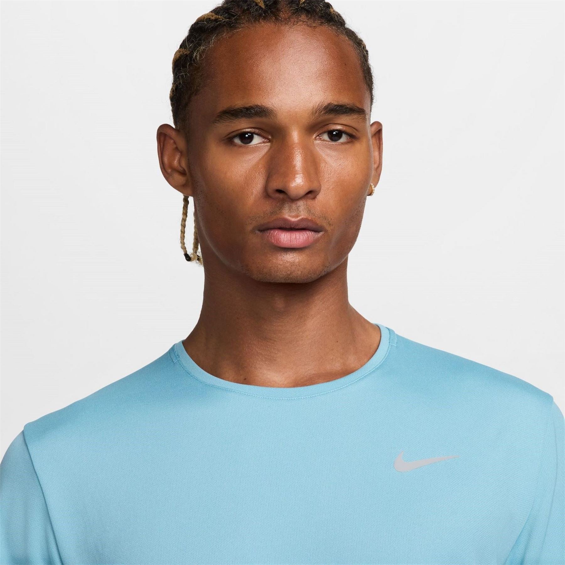 Nike Mens Drifit Miler Running Top