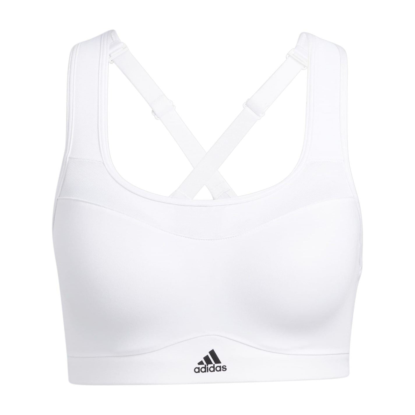 adidas Cropped Scoop Neck Compression Bra