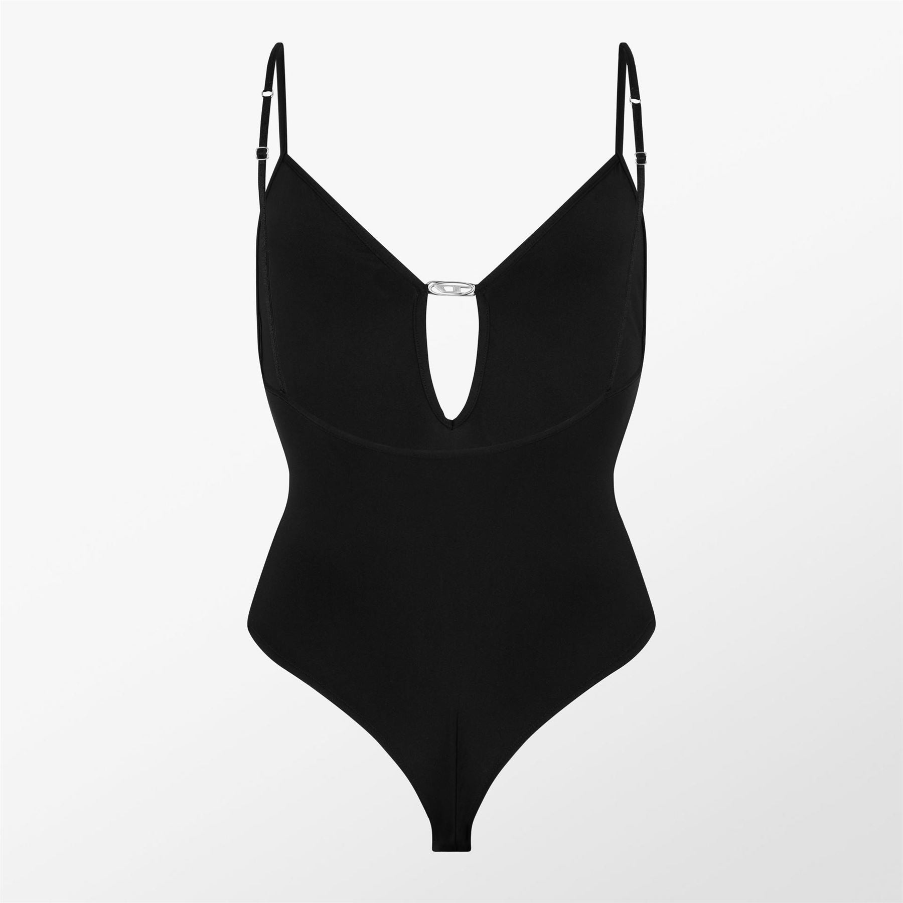 Diesel Cropped V-Neck Slim Fit Bodysuit