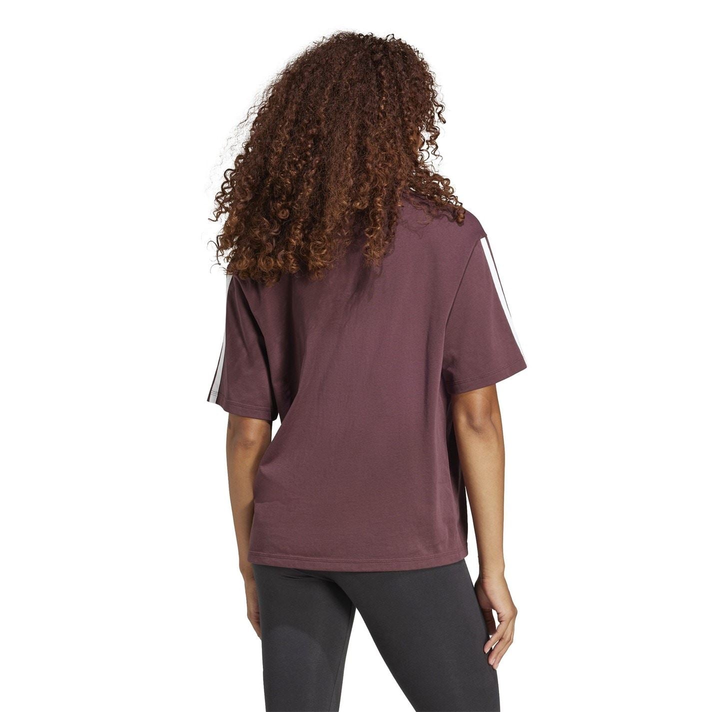 adidas Womens Essentials 3 Stripe T-Shirt