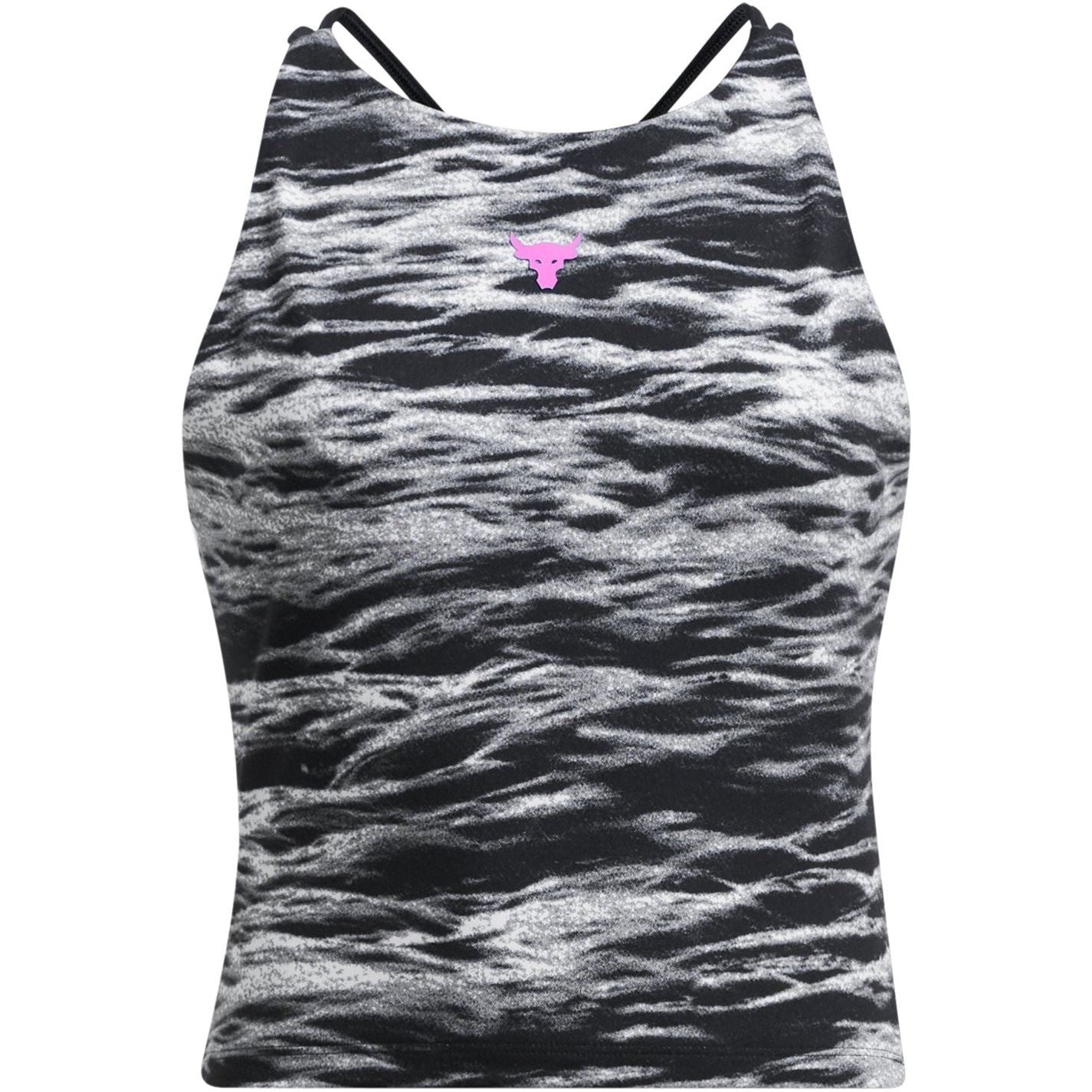 Under Armour Rk Lets Go Cropped Halter Neck Tank
