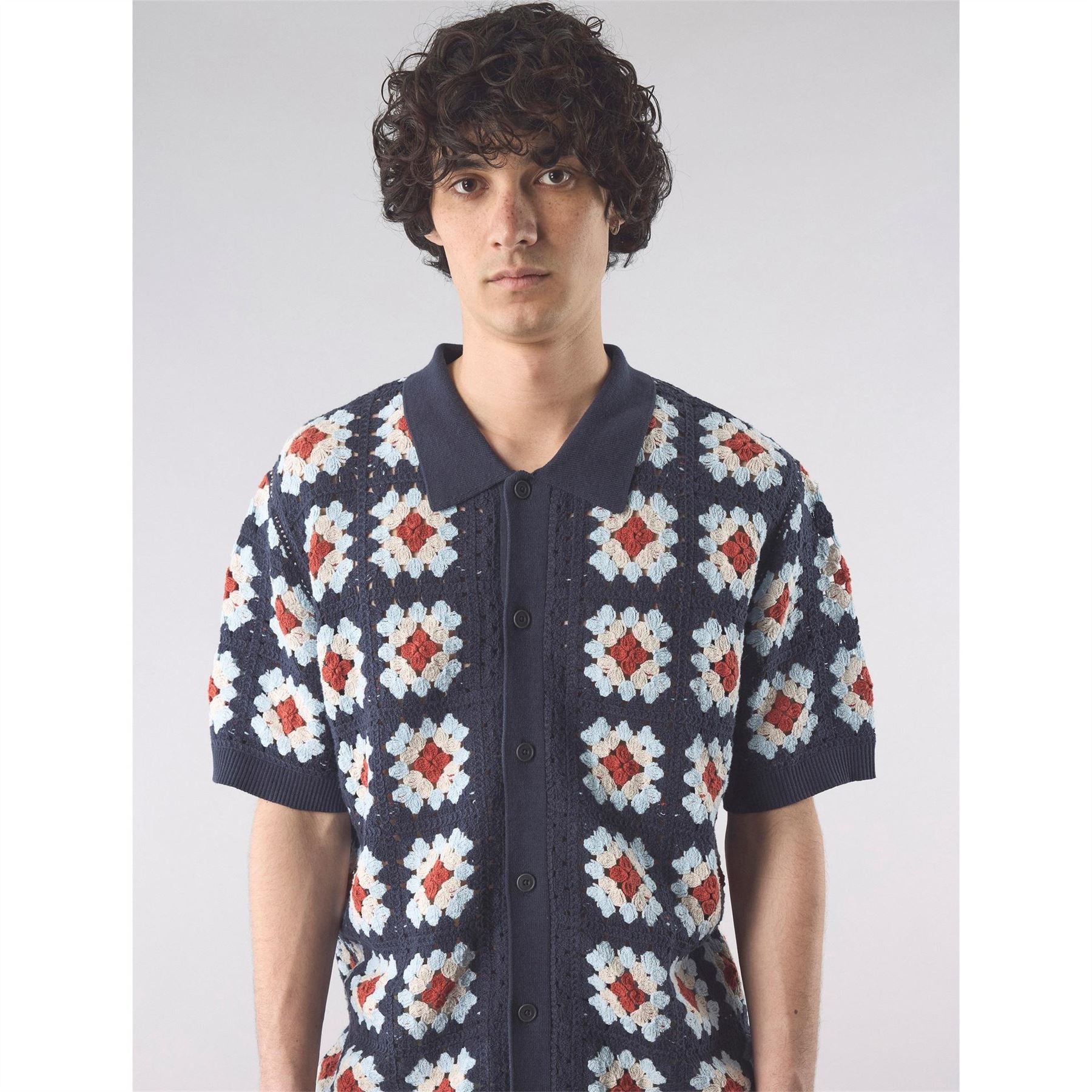 Pretty Green Timperley Short Sleeve Patterned Shirt