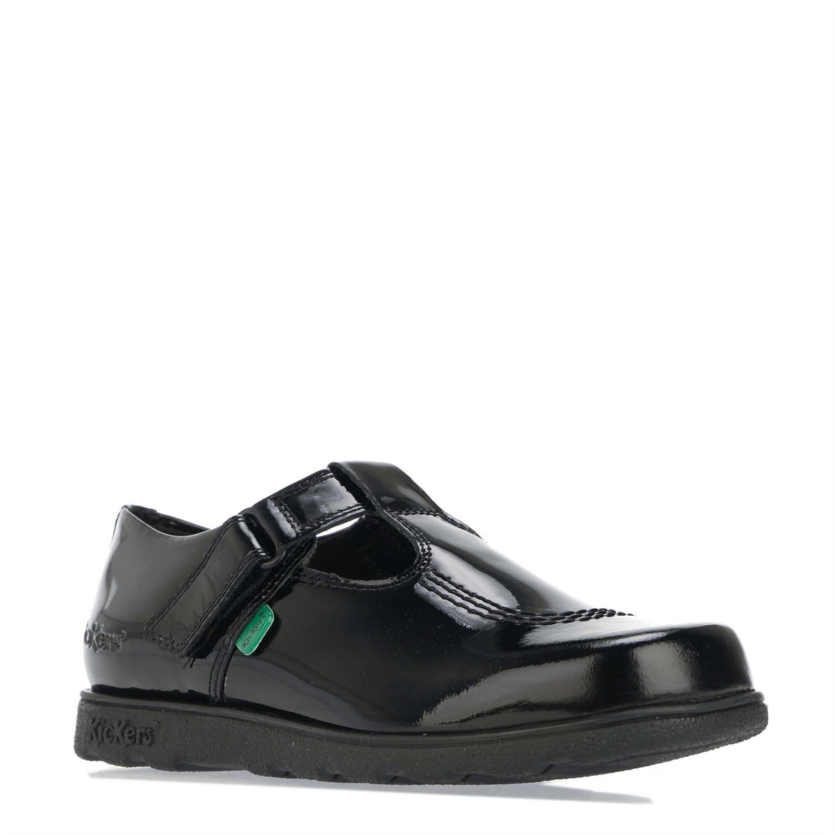 Kickers Fragma T Bar Patent Shoes