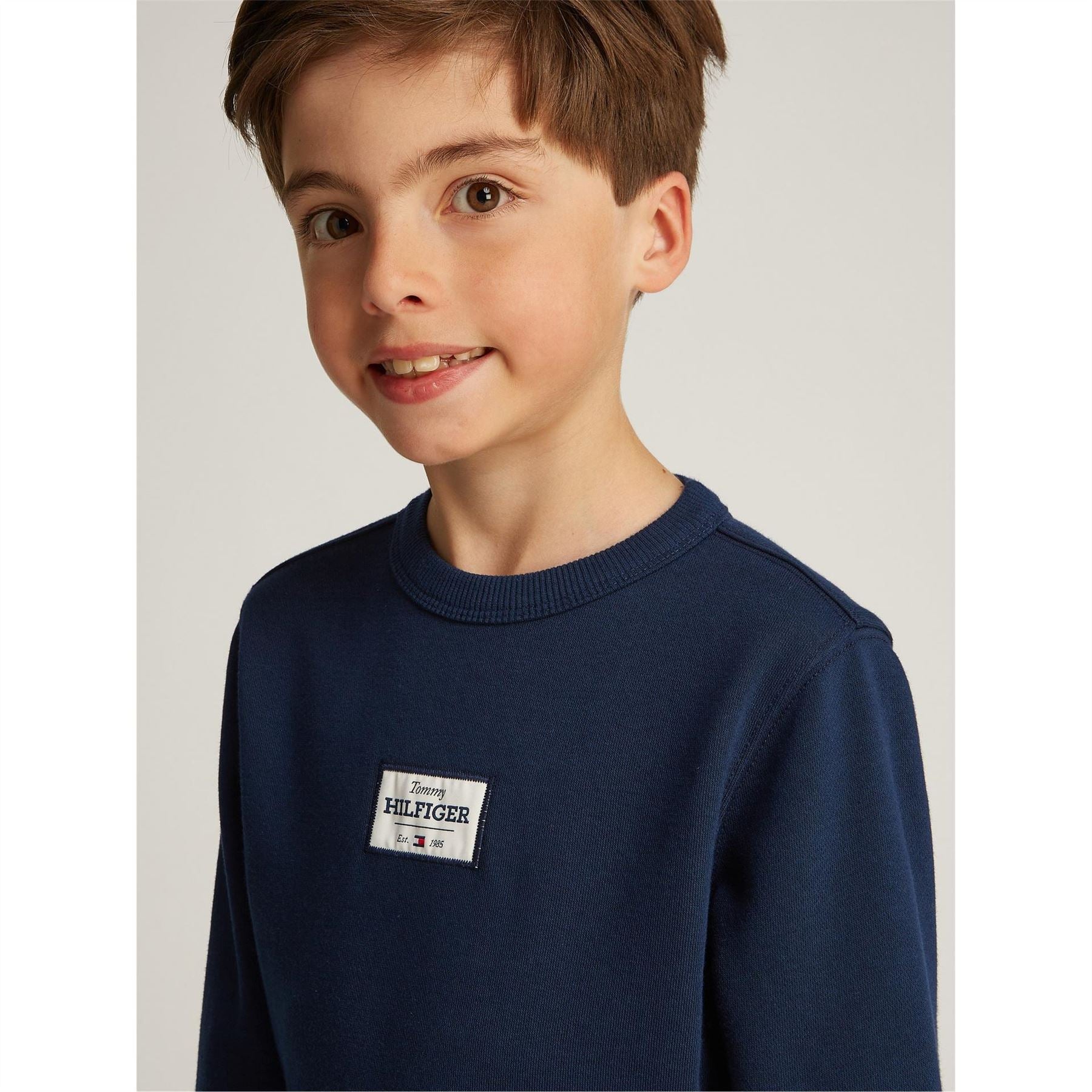 Tommy Hilfiger 1985 Label Crew Neck Regular Fit Sweatshirt