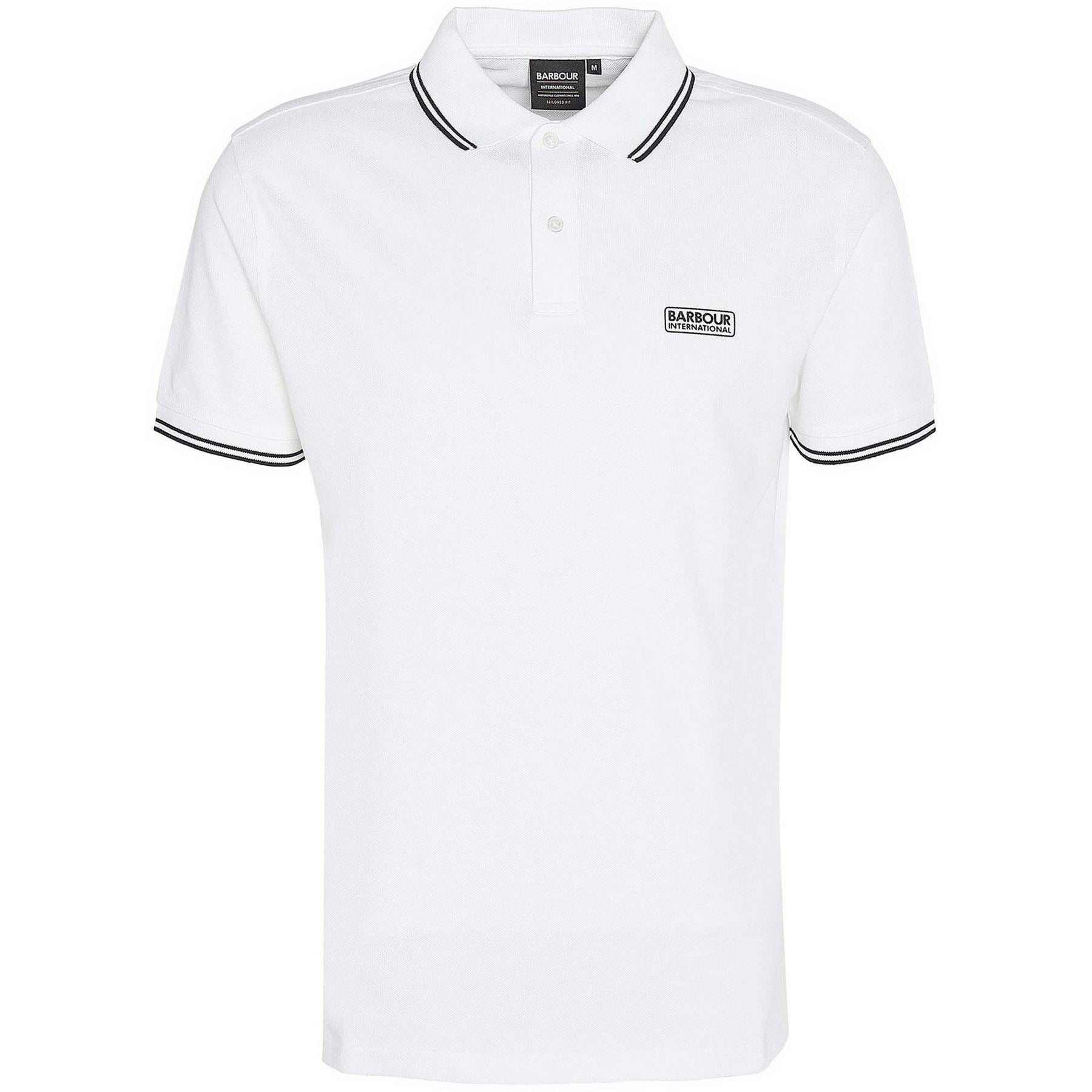 Barbour International Tipped Short Sleeve Polo Shirt
