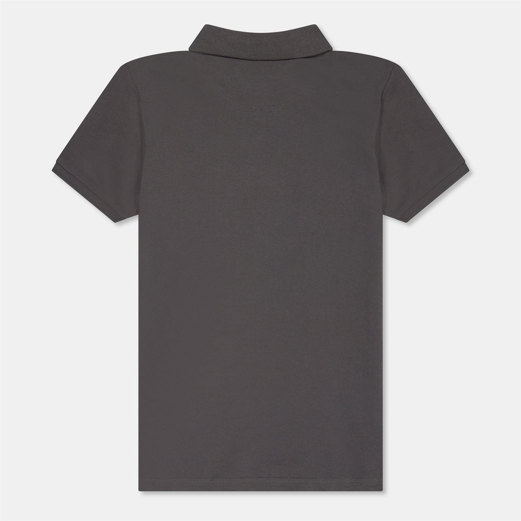 Farah Bugsworth Embroidered Collared Short Sleeve Polo Shirt