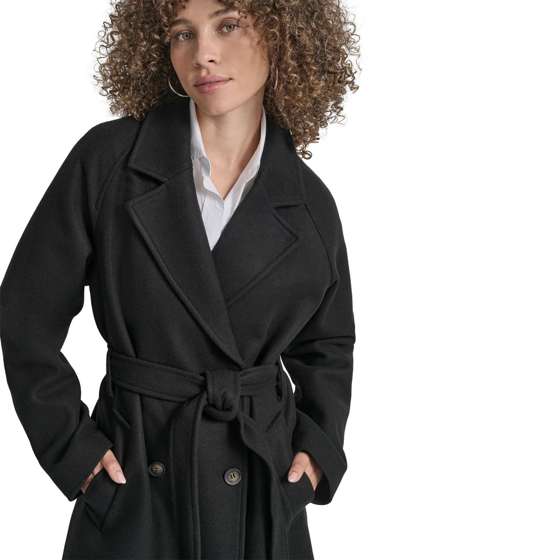 DKNY  Wrap Overcoat