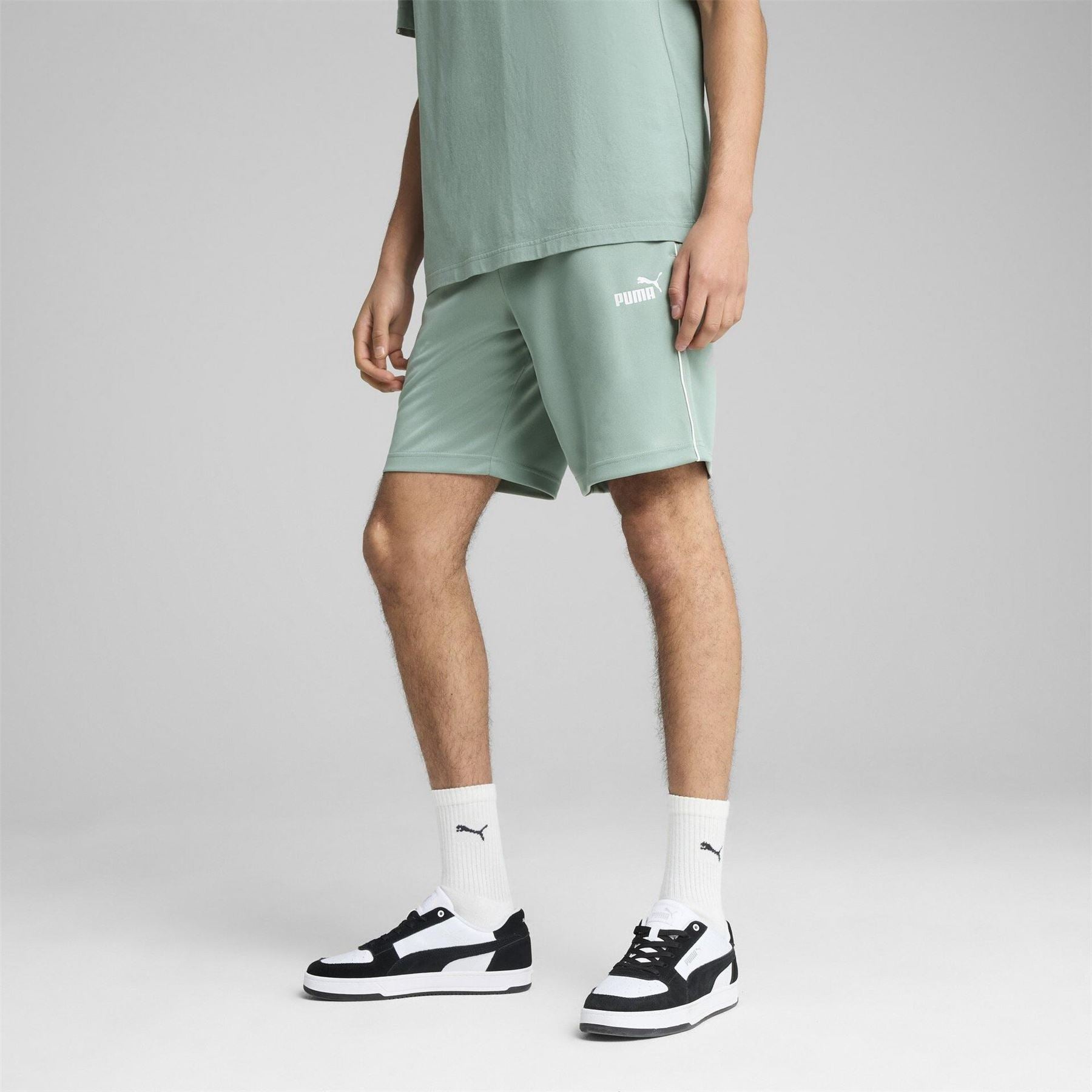 Puma Sport Poly Jogger Shorts with Elasticated Waistband