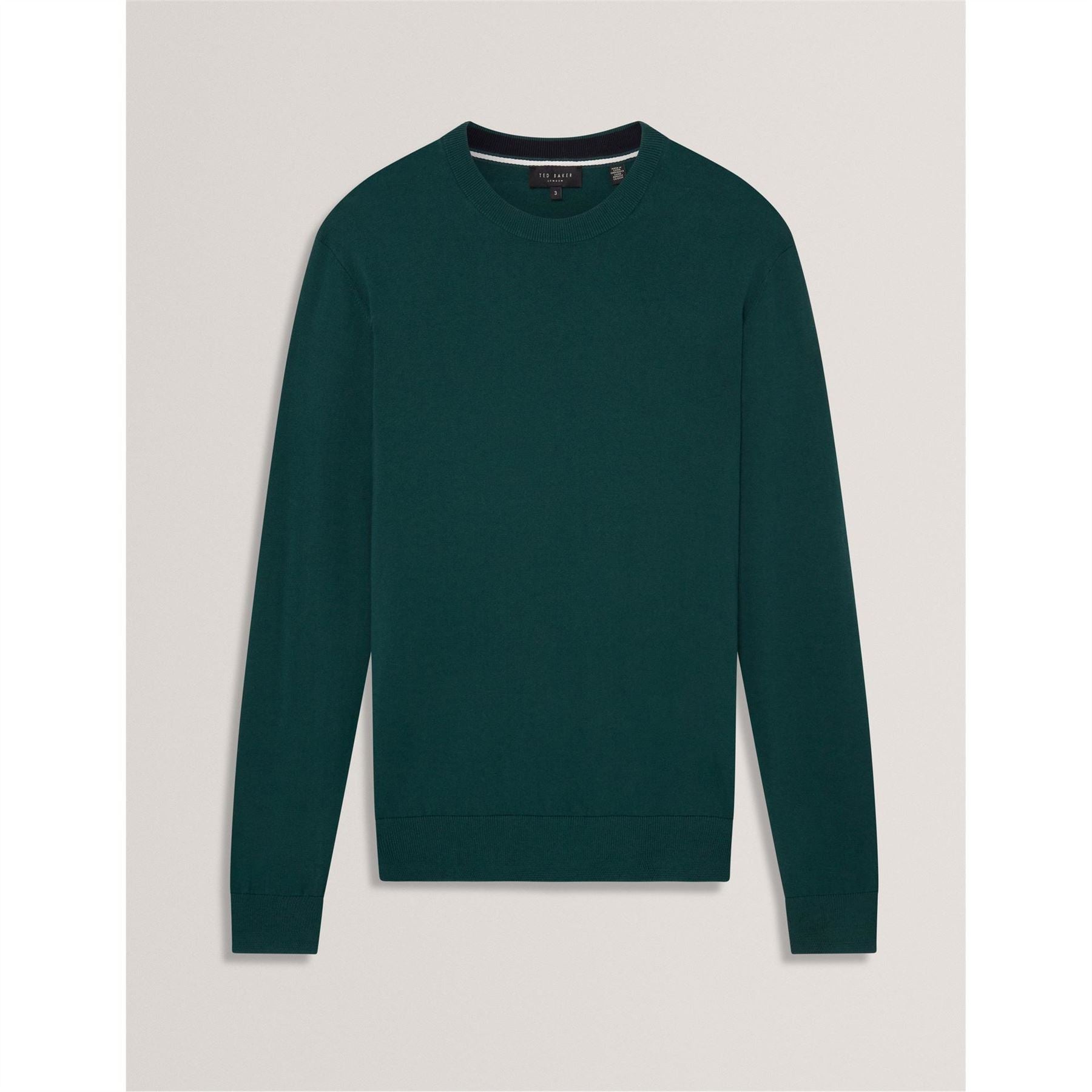 Ted Baker Merino Crew Neck Long Sleeve Sweater