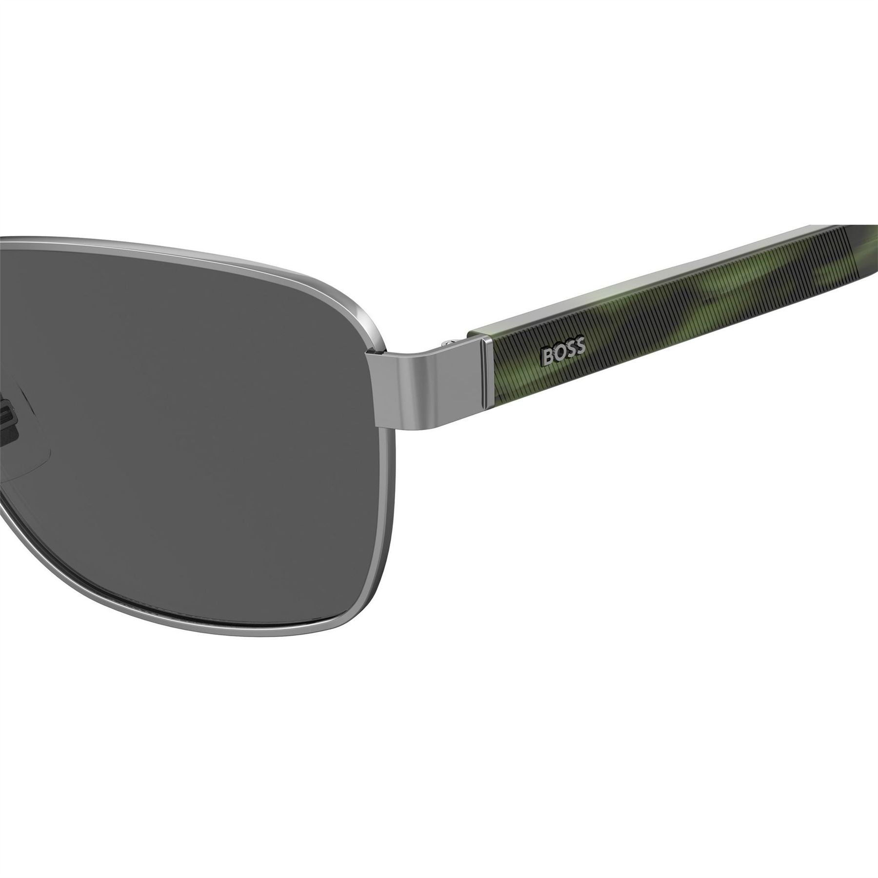 Boss Rectangular Round Sunglasses