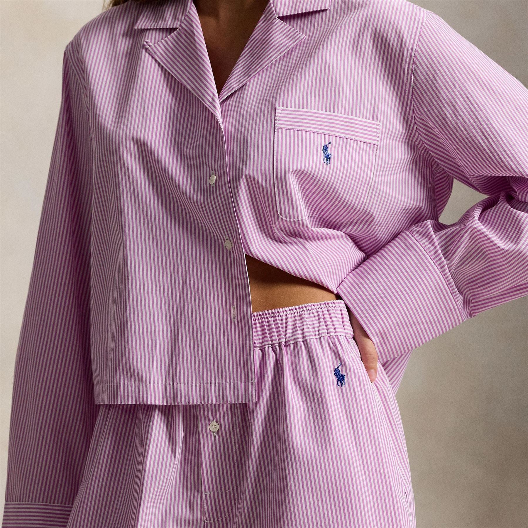 Polo Ralph Lauren Crop Box Short Sleeve Pyjama Set