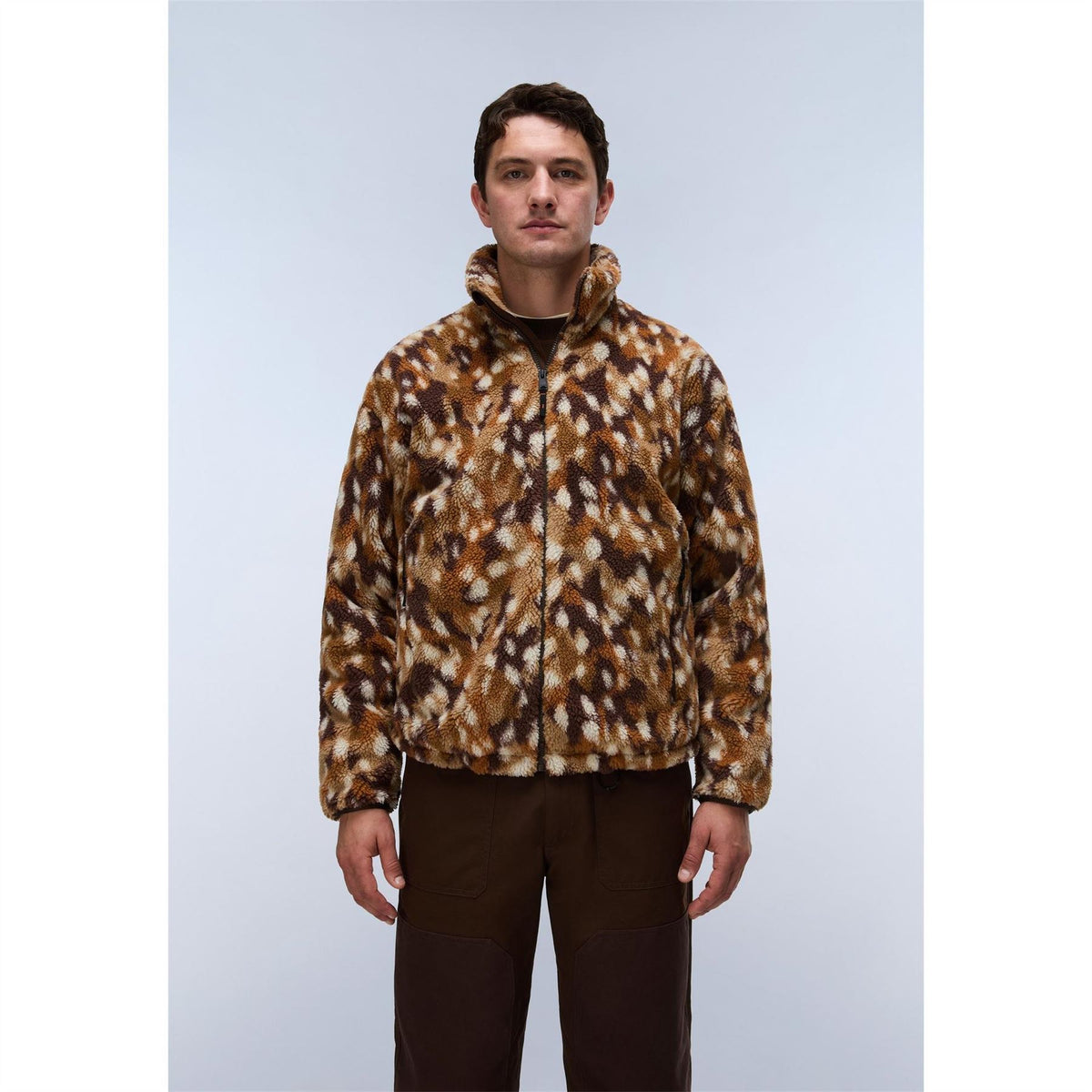 Napapijri Mens Aop FulL-Zip Fleece