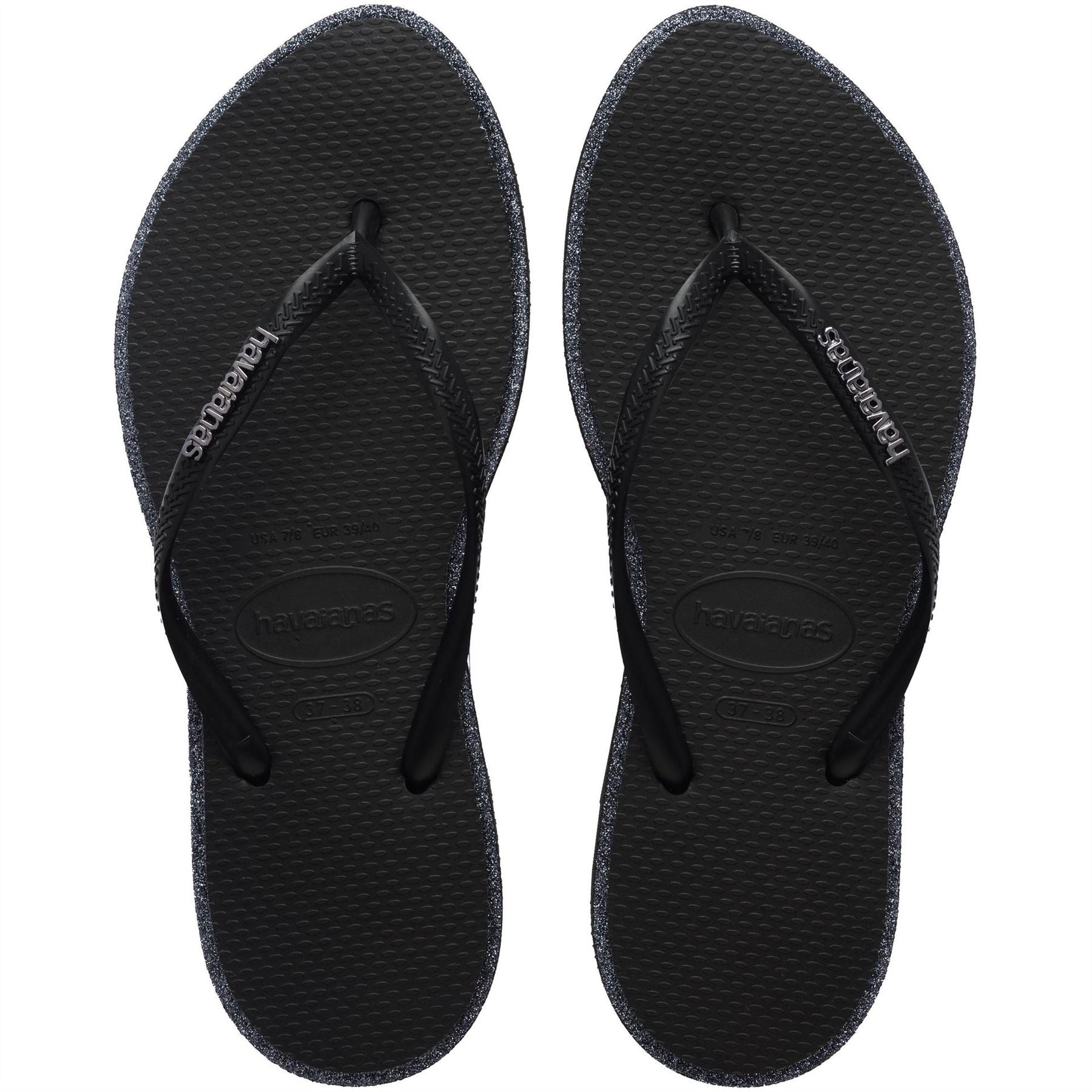 Havaianas Slim Point Glitter Flip Flops