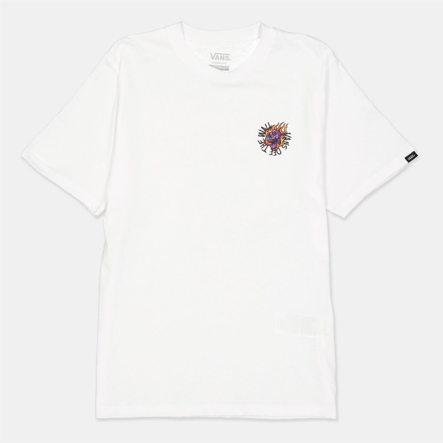 Vans Kids Vortex White Short Sleeve Regular Fit T-Shirt