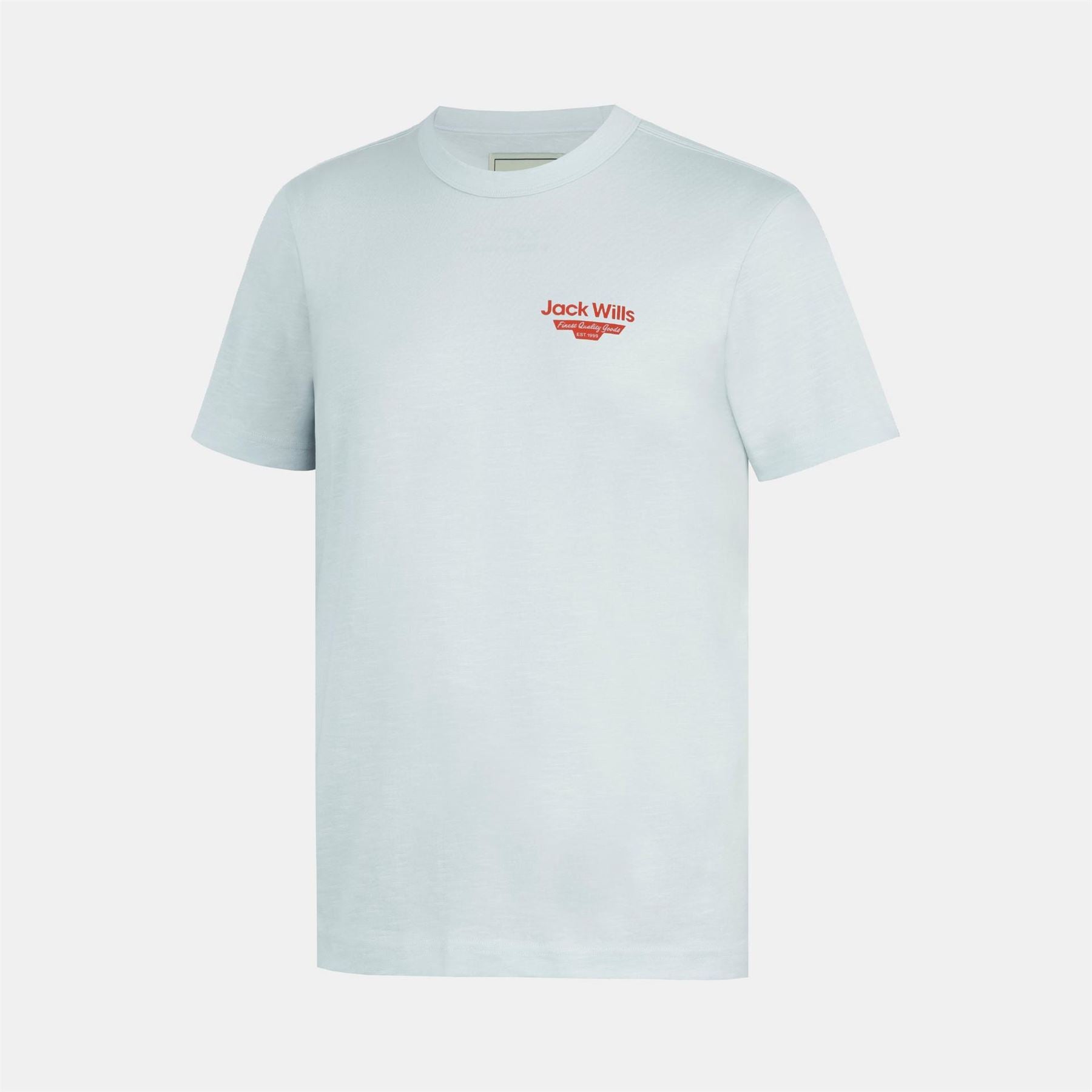 Jack Wills Staple Cotton Short Sleeve Crew Neck T-Shirt