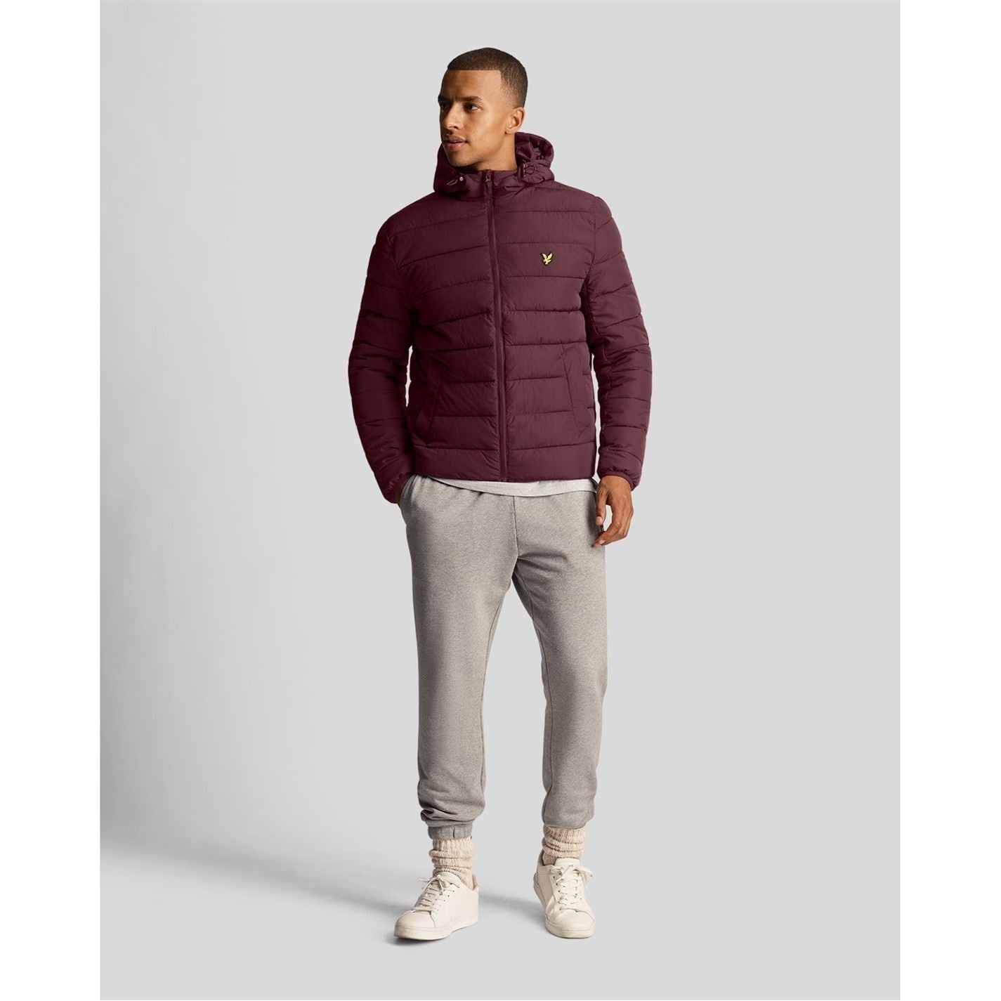 Lyle and Scott Lw Hooded Relaxed Fit Puffer Jacket