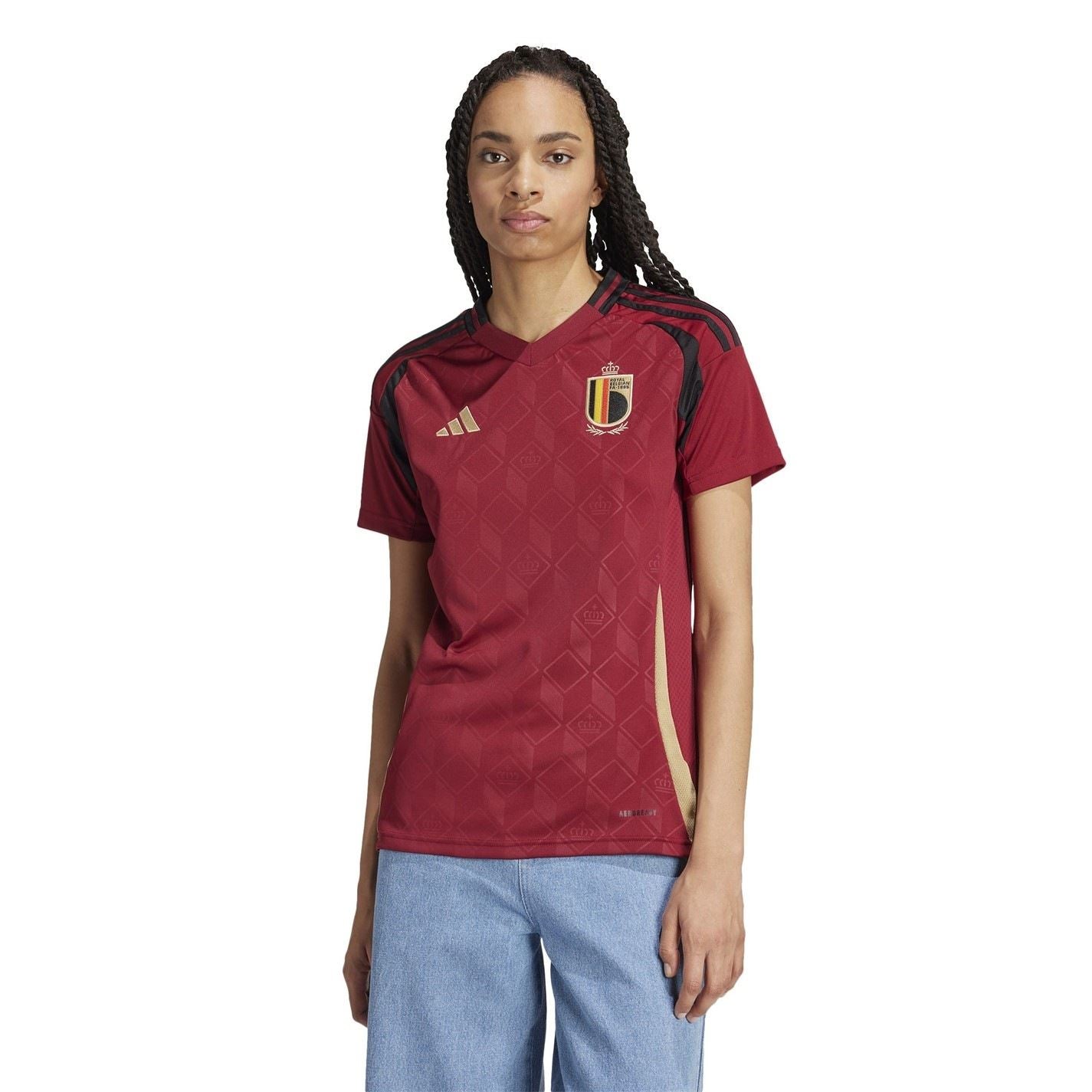 adidas Womens Belgium Home Shirt 2024