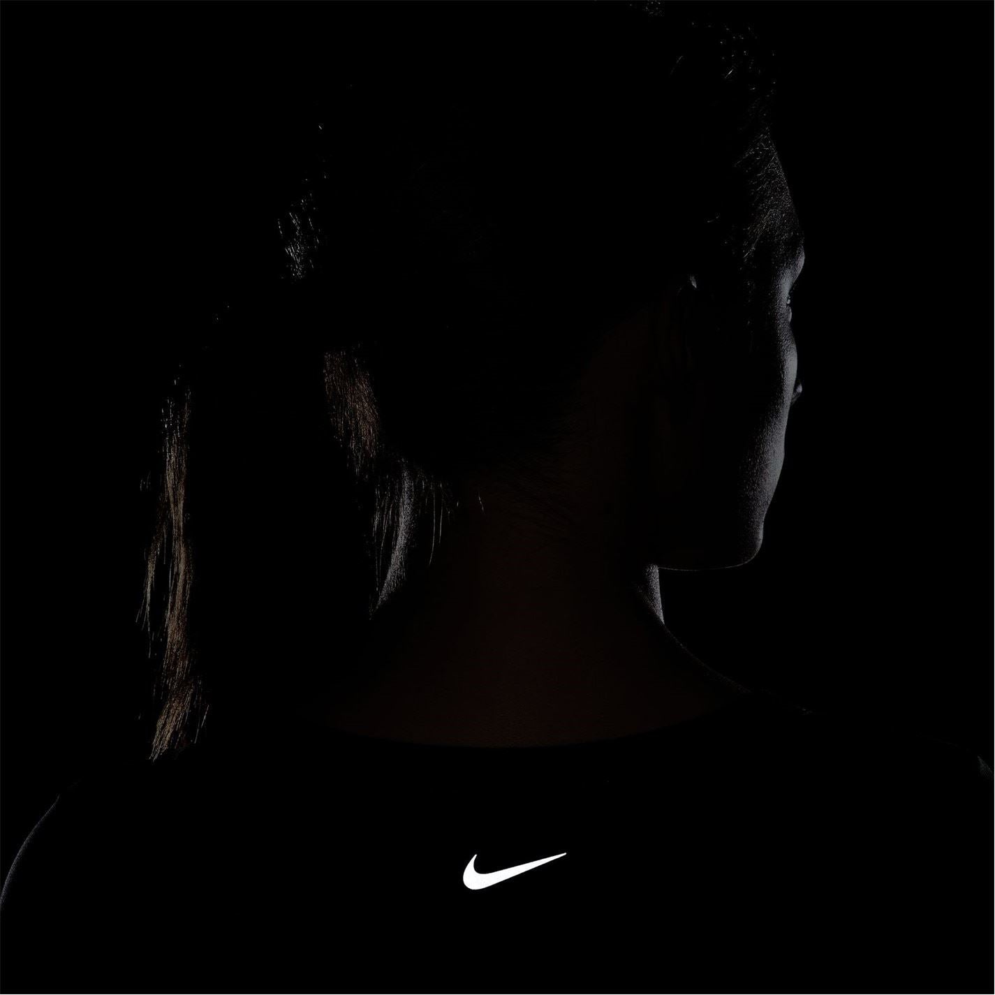 Nike Womens One Fitted Dri Fit Short Sleeve Top