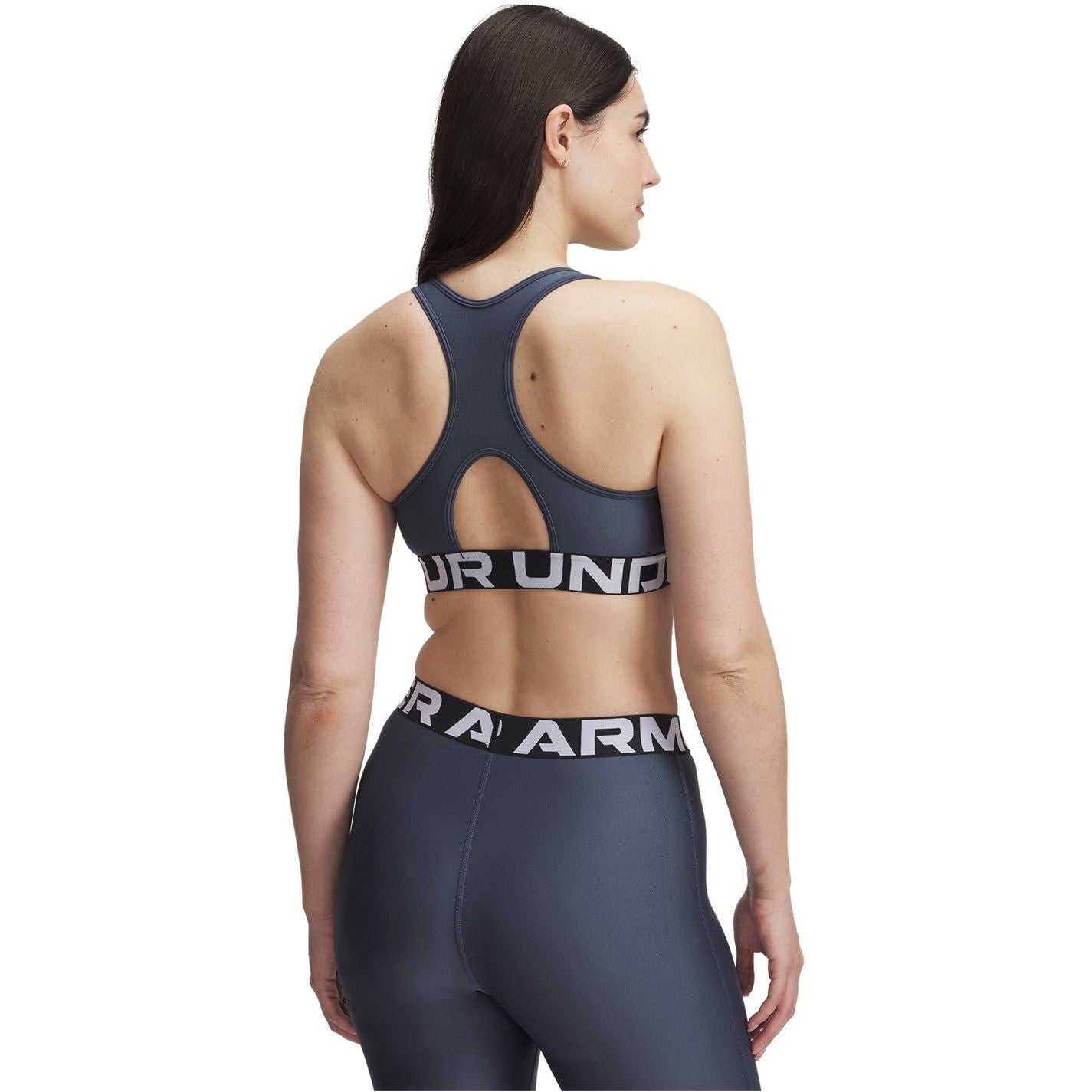 Under Armour Womens Armour Heatgear® Armour Mid Branded Sports Bra