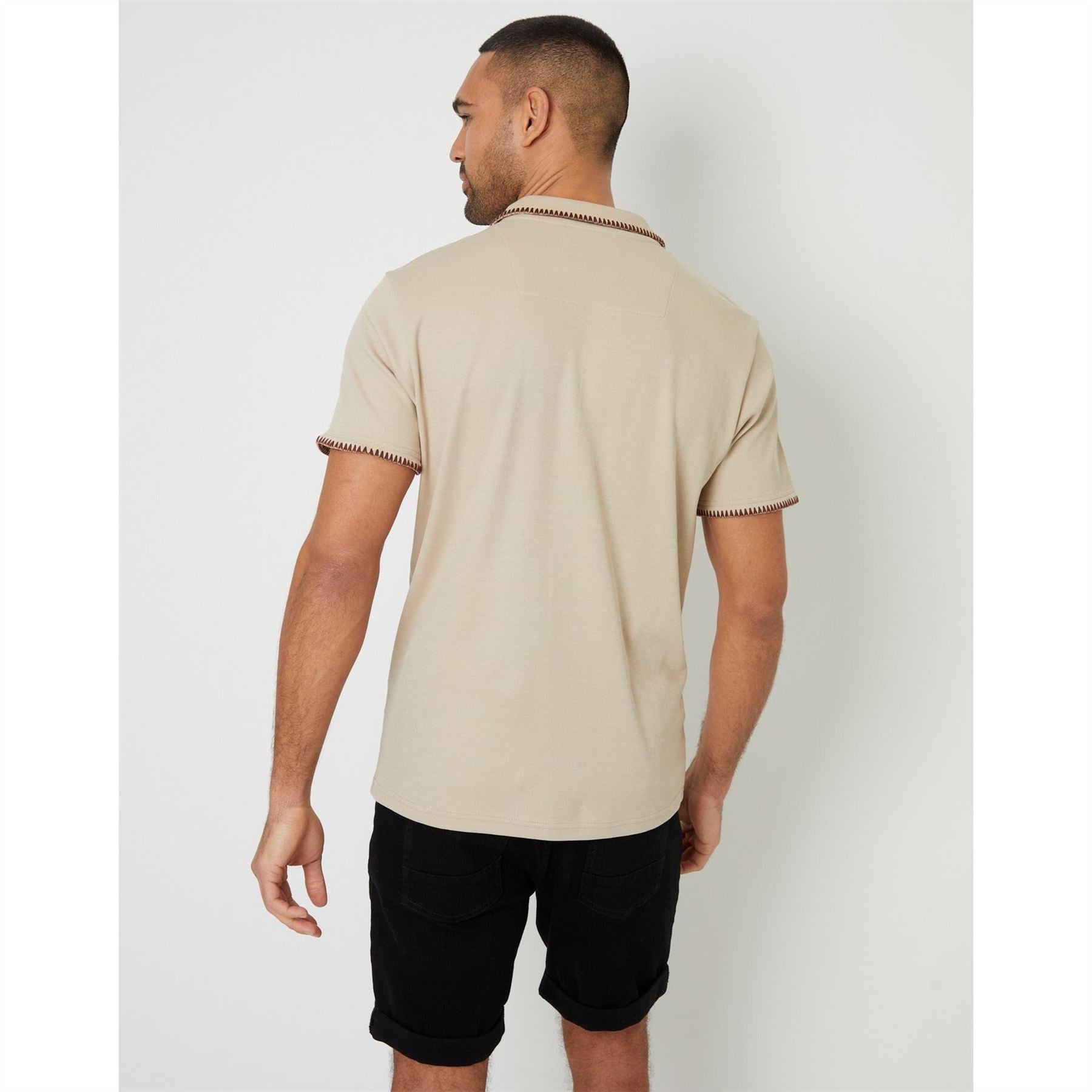 Threadbare Arnwick Regular Fit Short Sleeve Shirt