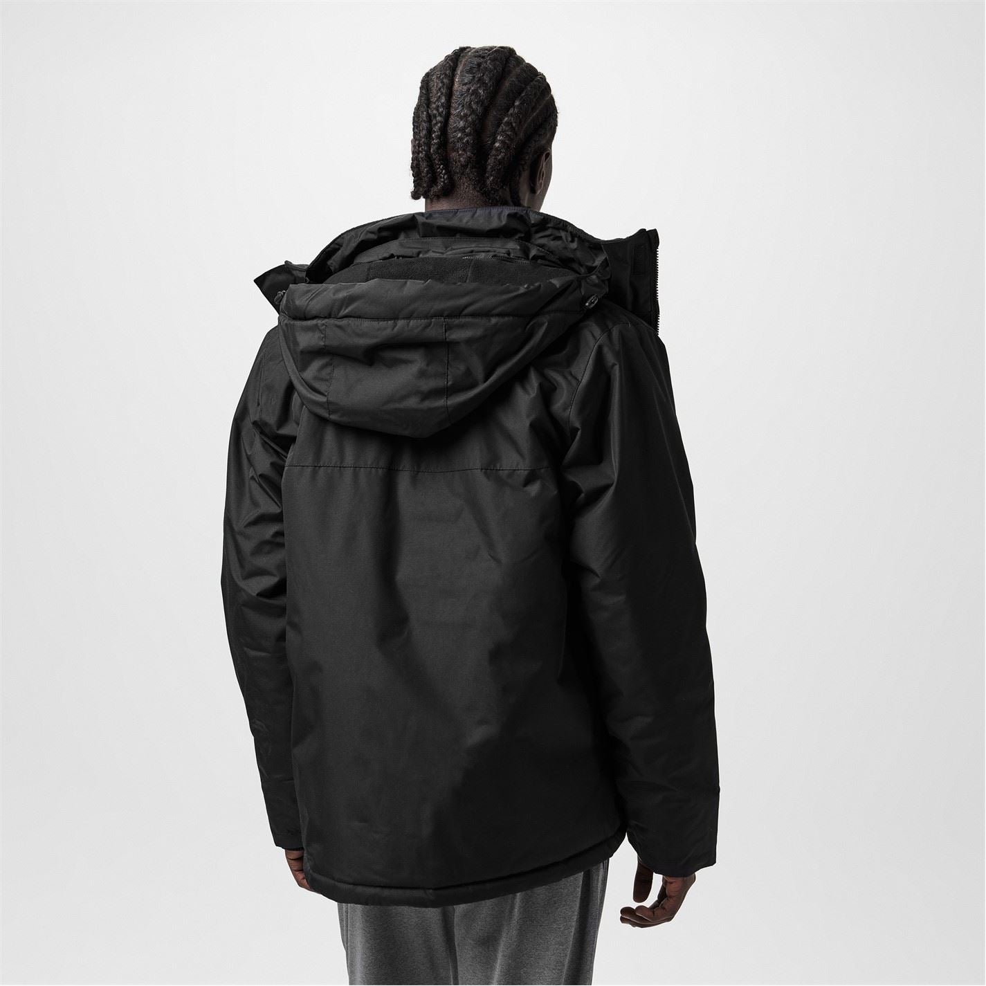 Slazenger Weather Water Resistant Detachable Hood Puffer Jacket
