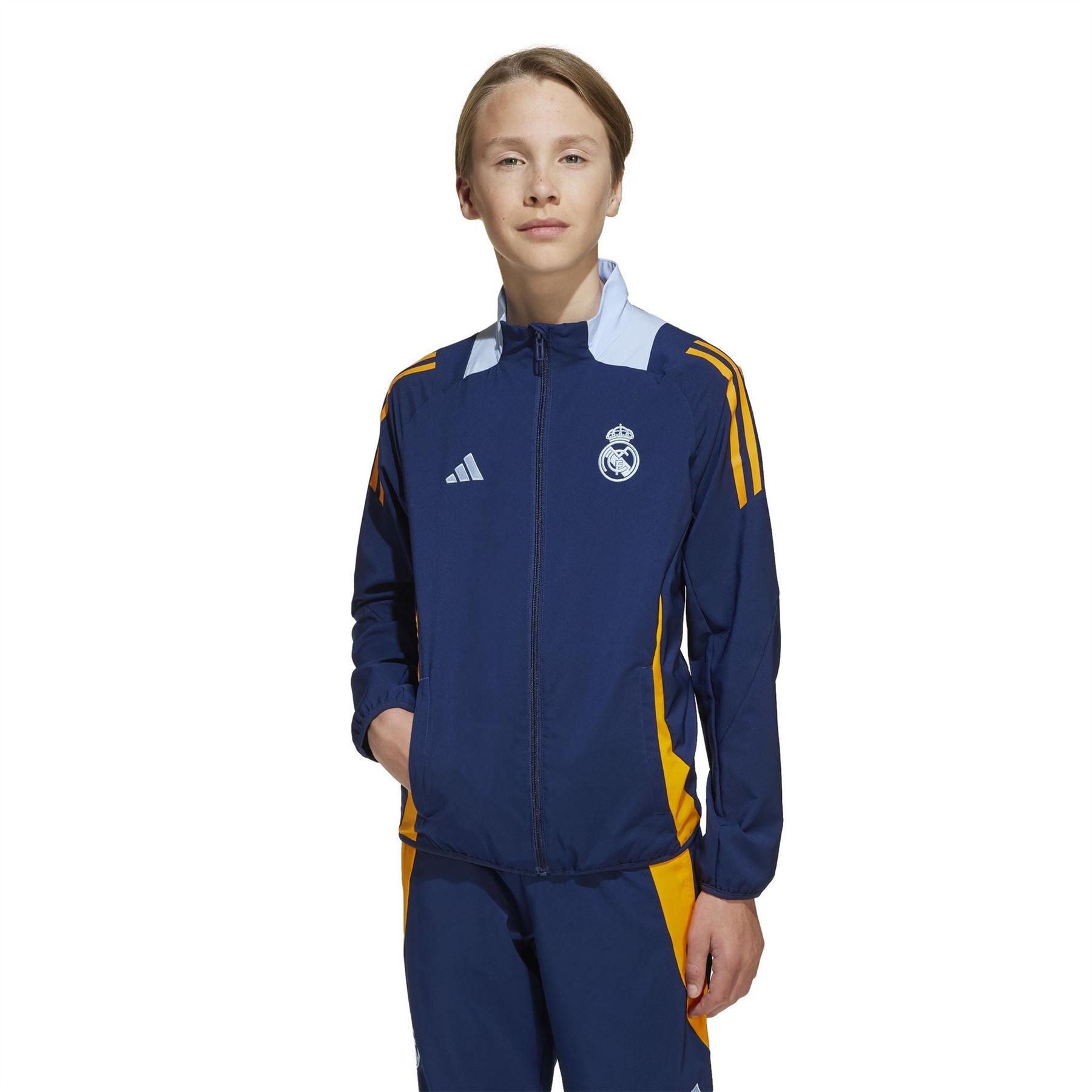 adidas Real Three Stripes Side Stripes Track Jacket