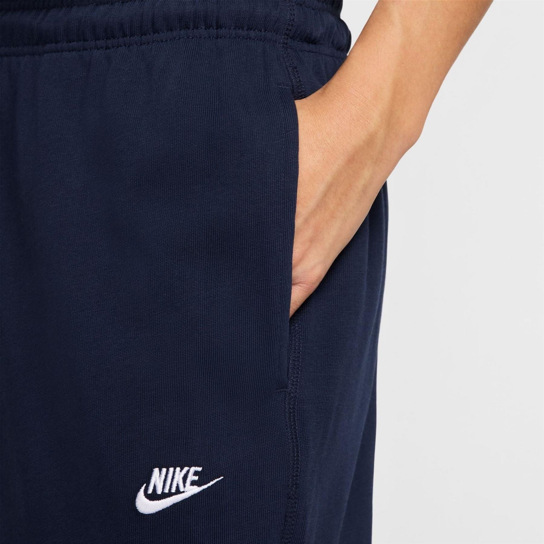 Nike Mens Club Knit Open Hem Pants