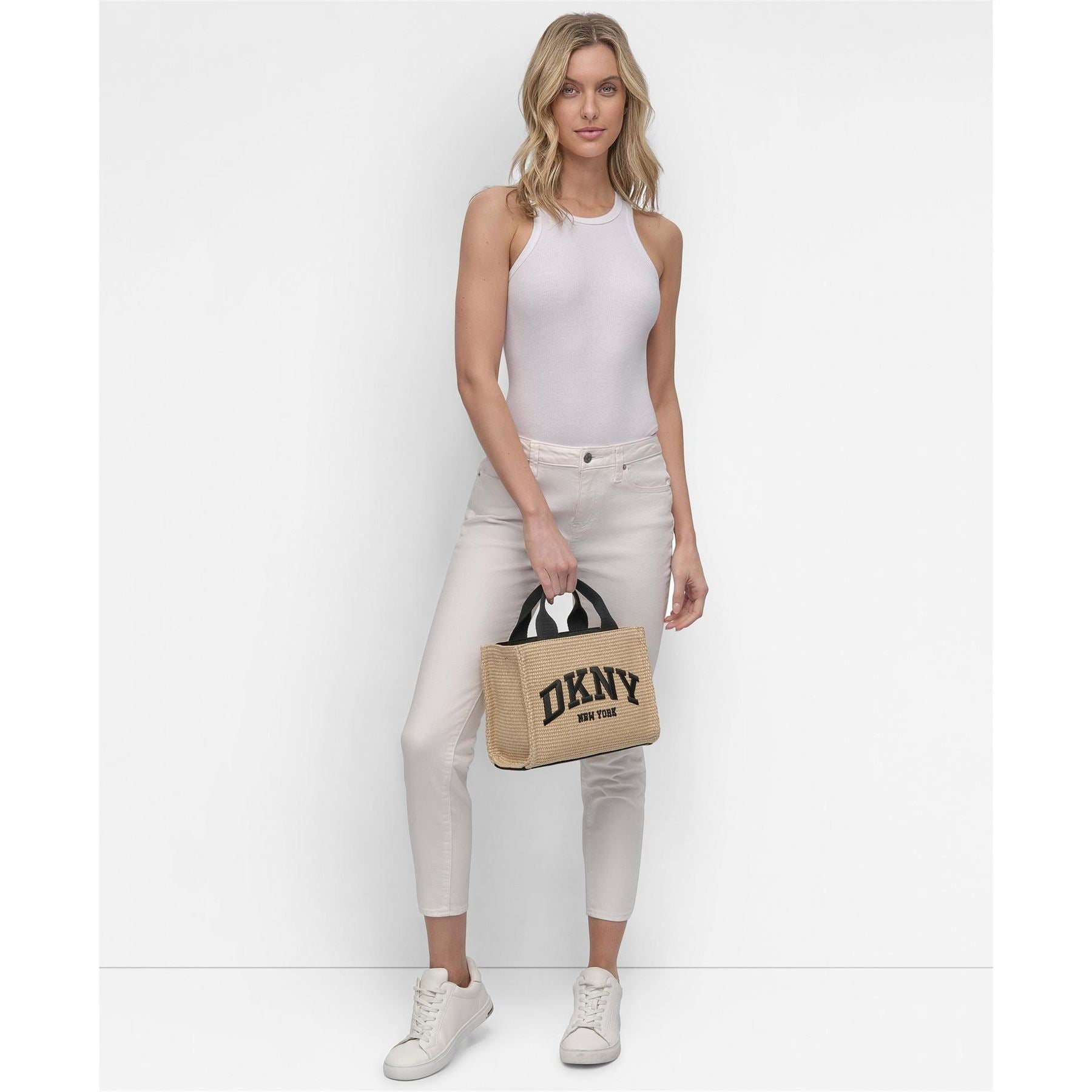 DKNY Straw Bag