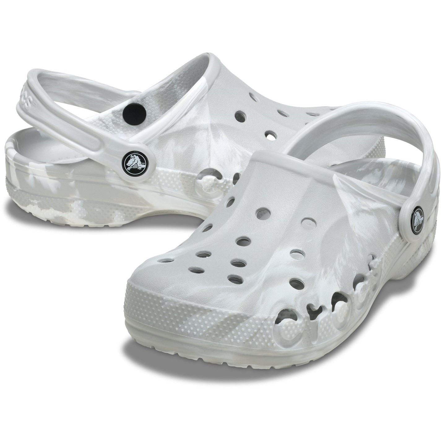Crocs Baya Marble Patterned Clogs