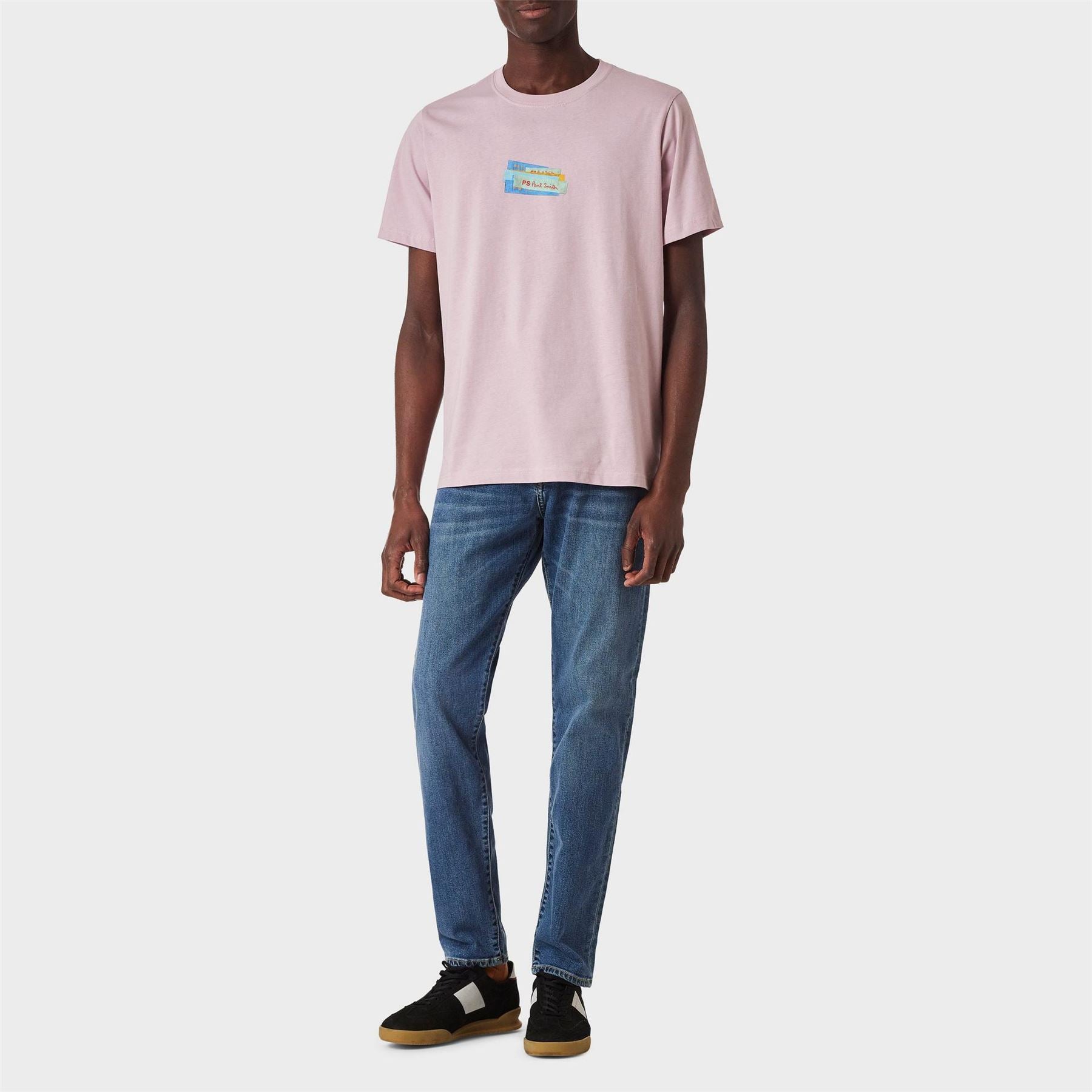 PS Paul Smith Regular Fit Crew Neck Plain Sleeve T-Shirt