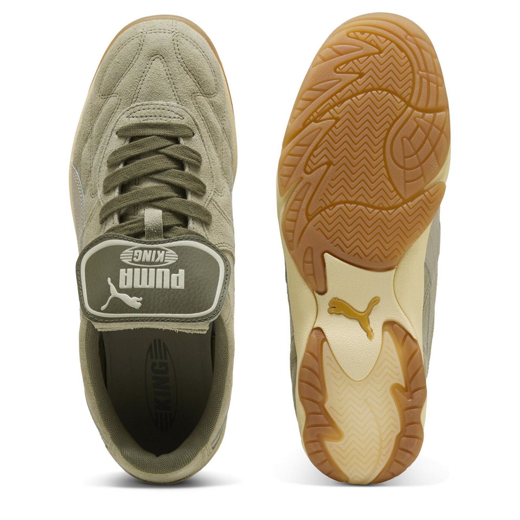 Puma King Indoor Suede Low Top Trainers