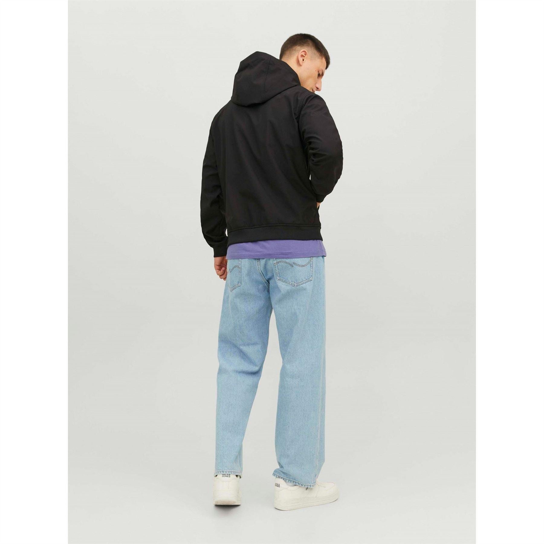 Jack and Jones Zipped Hooded Softshell Jacket
