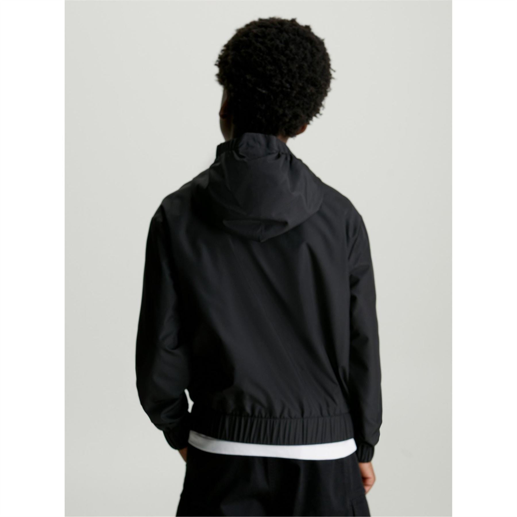 Calvin Klein Jeans Monologo Essential Lightweight Windbreaker