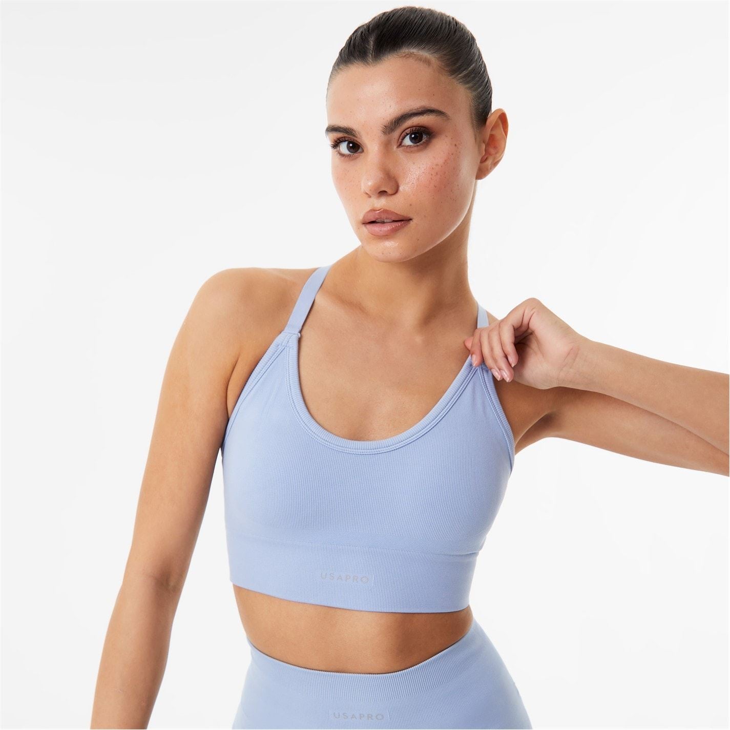 USA Pro X Sophie Habboo Seamless Rib Sports Bra