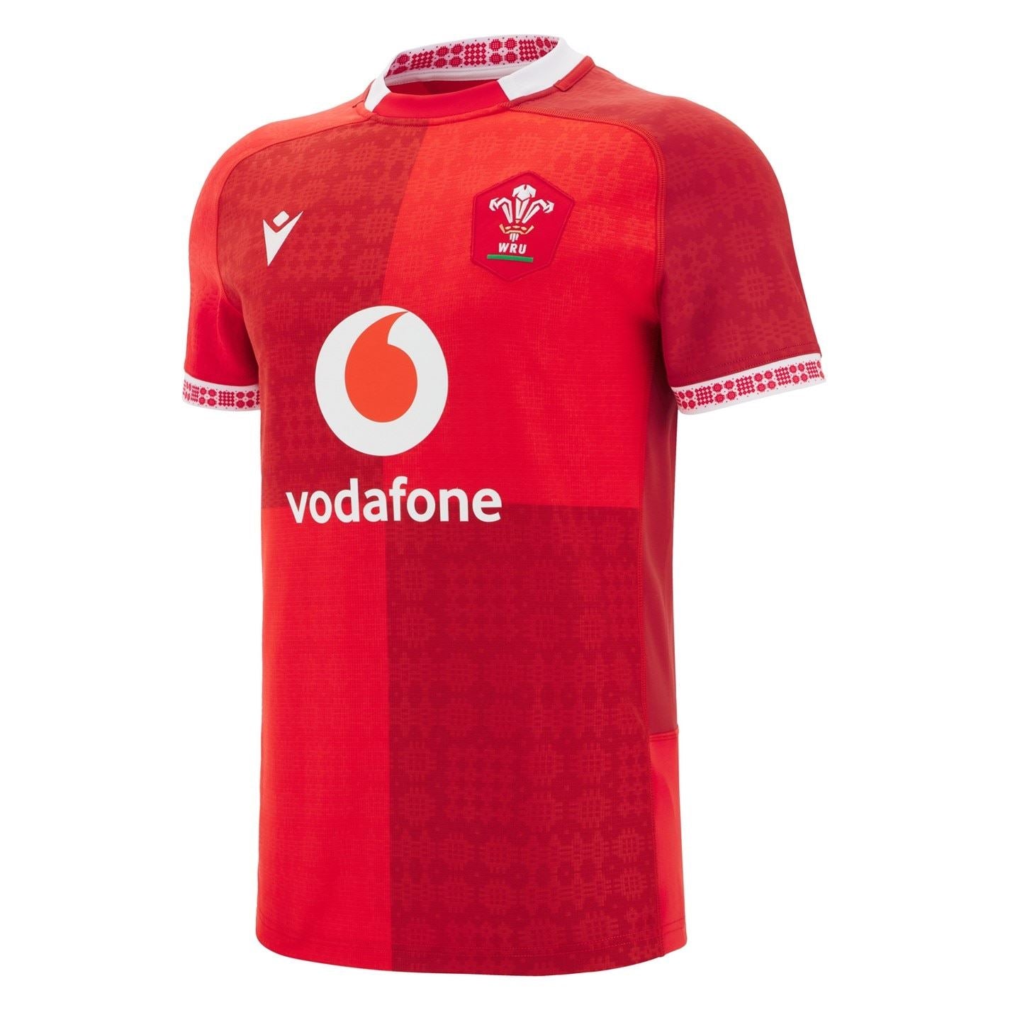 Macron Wales Rugby Home Shirt 2025 Adults
