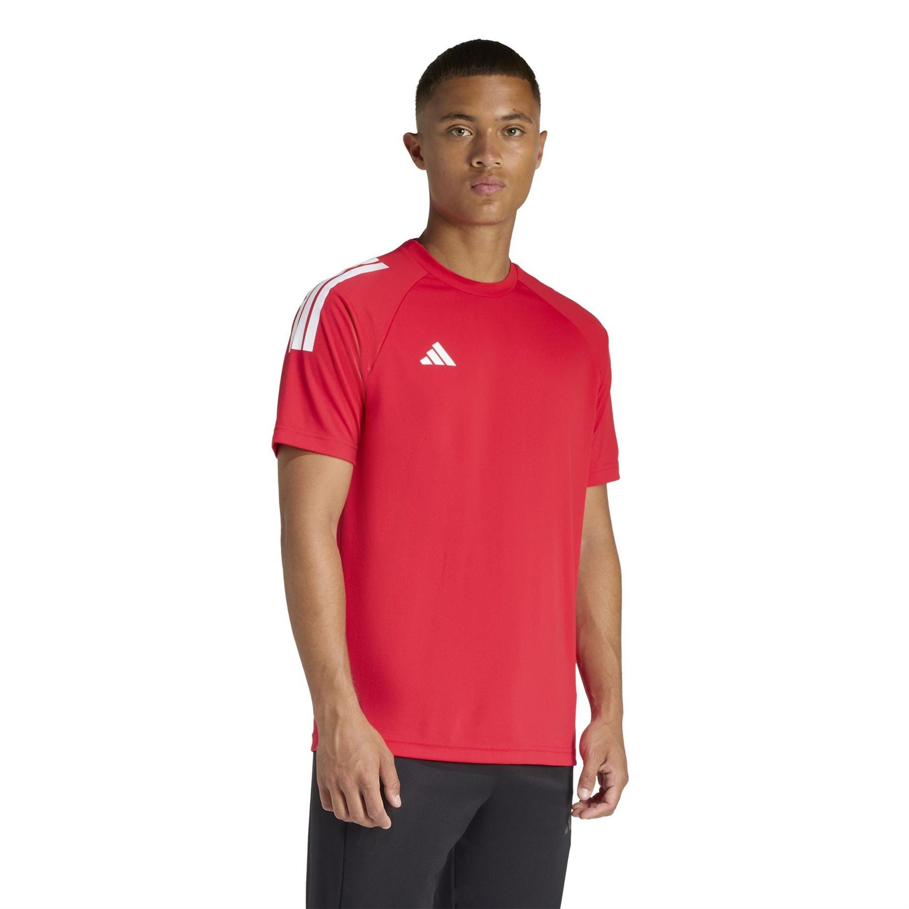 adidas Mens Classic 3 Stripe Sereno T-Shirt