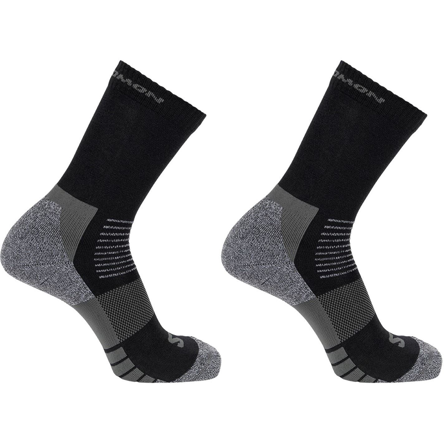 Salomon Merino Crew 2 Pack Walking Socks Mens
