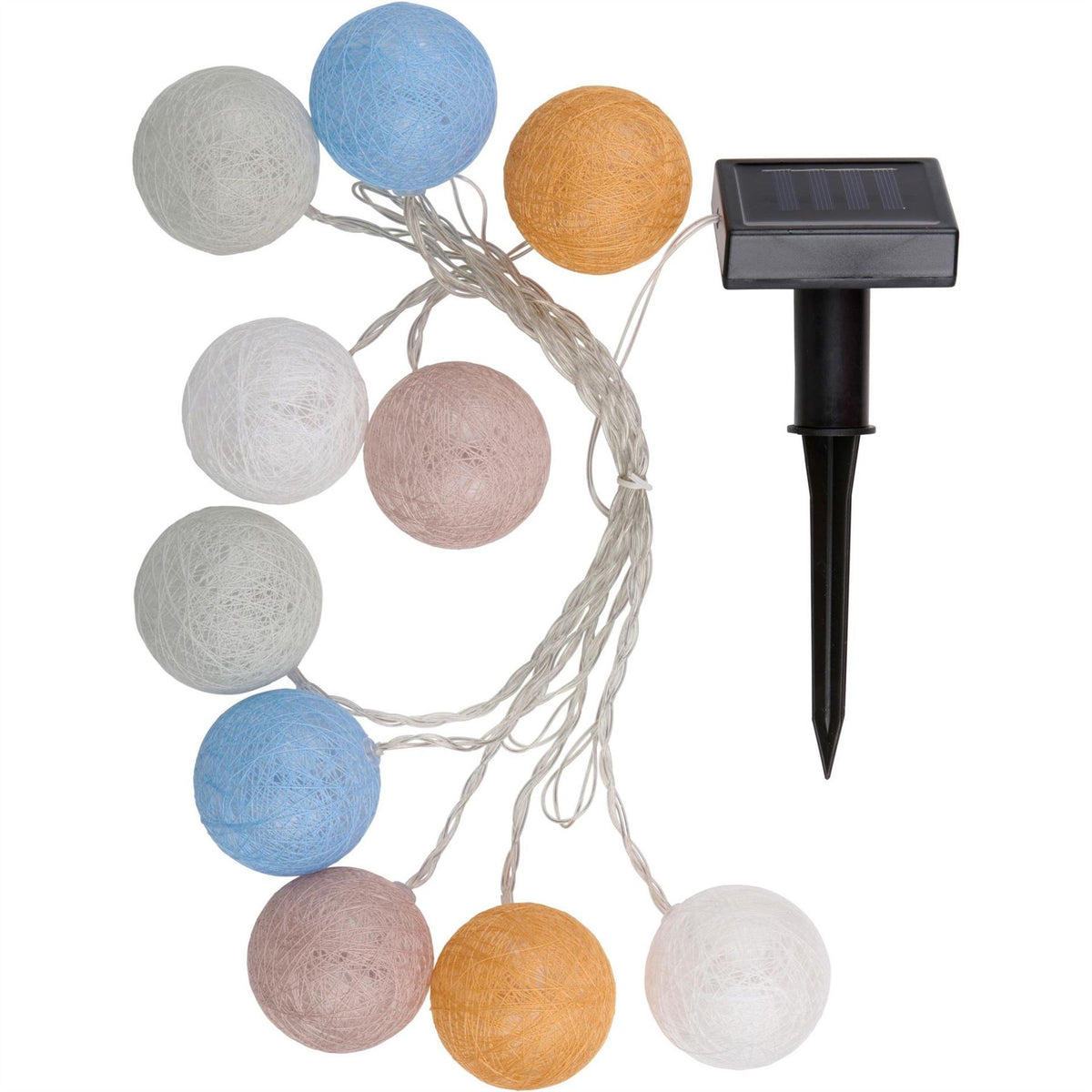 Arti Casa String Light With Cotton Balls