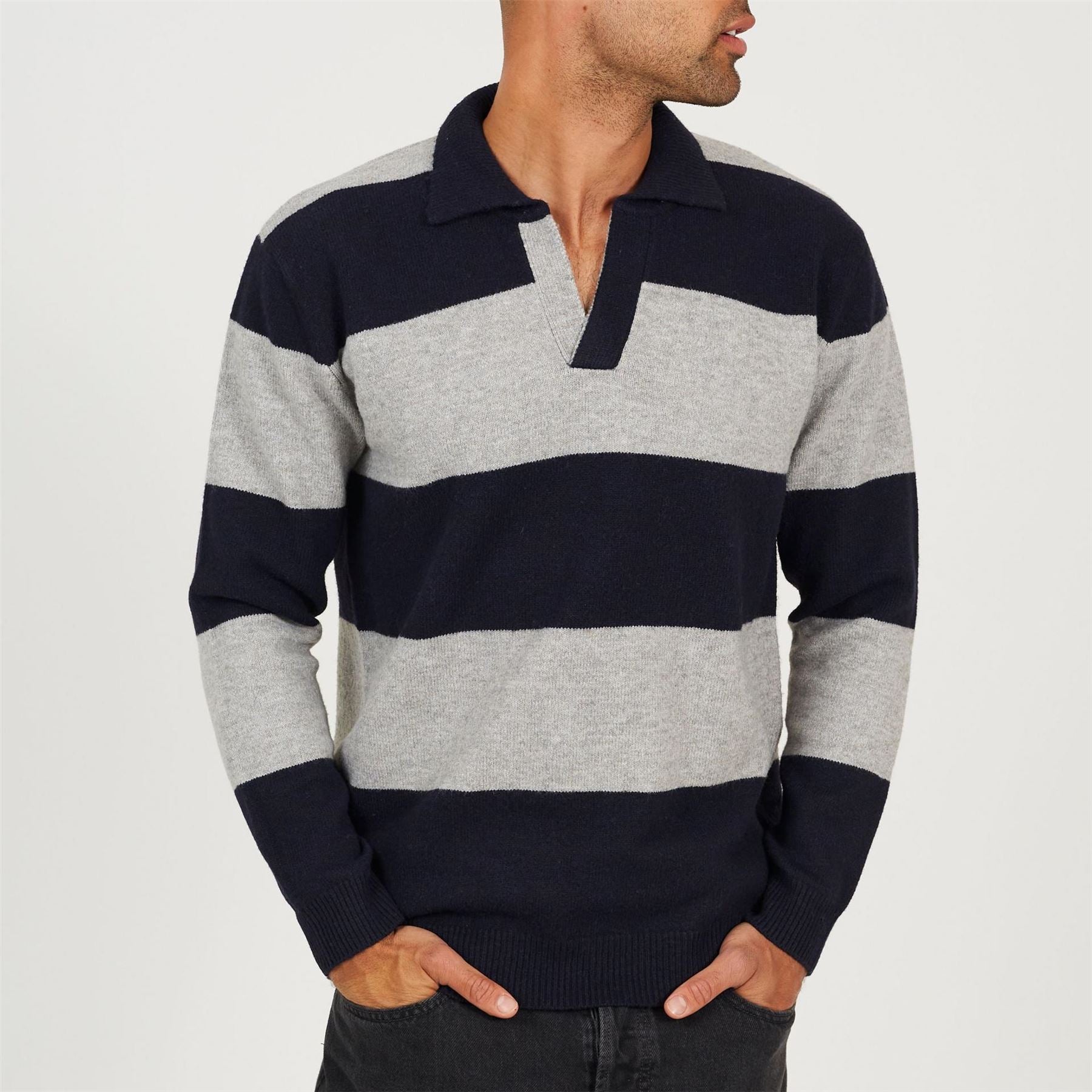 Brave Soul Knitted V Neck Jumper