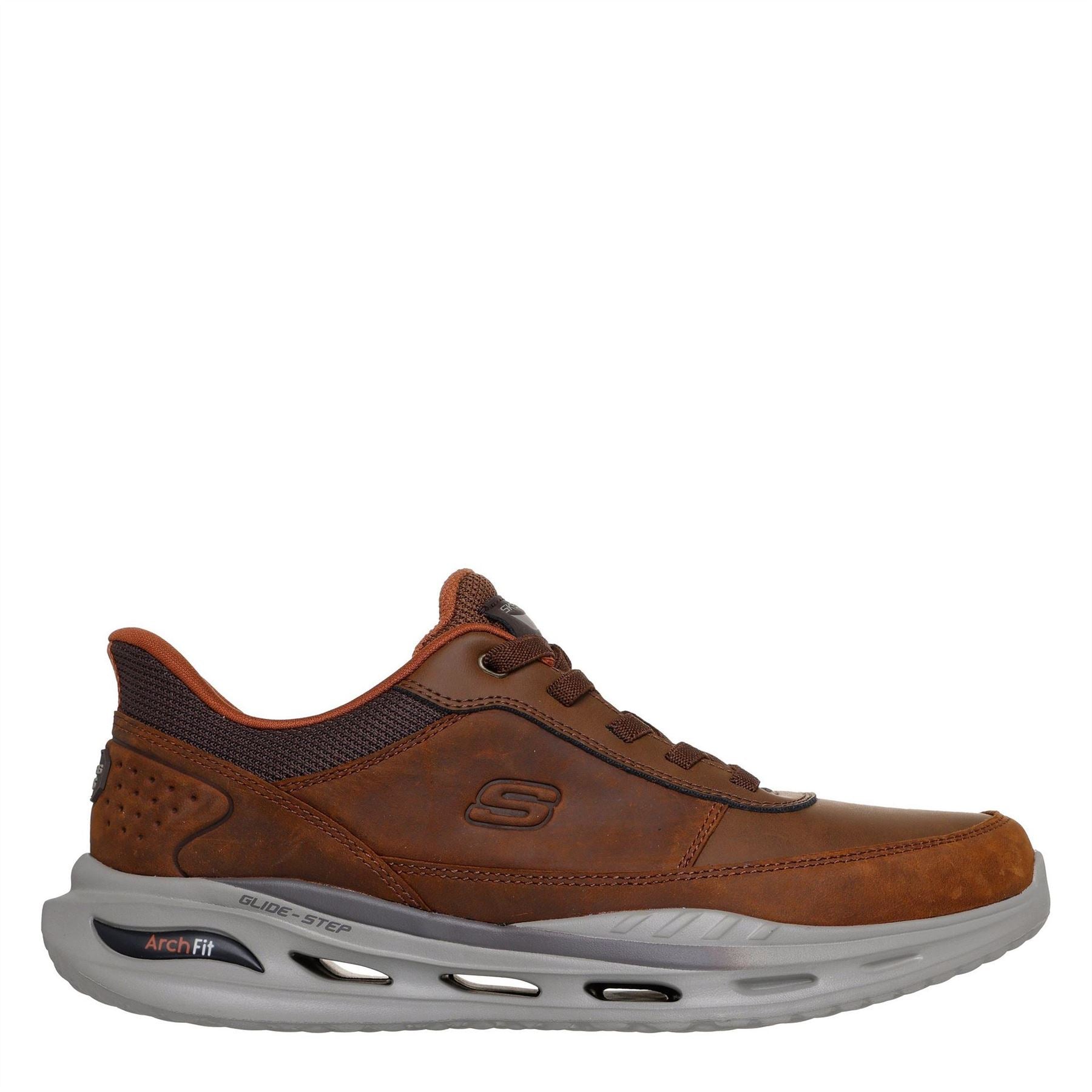 Skechers Orvan Slip Ins Arch Fit Low Top Trainers