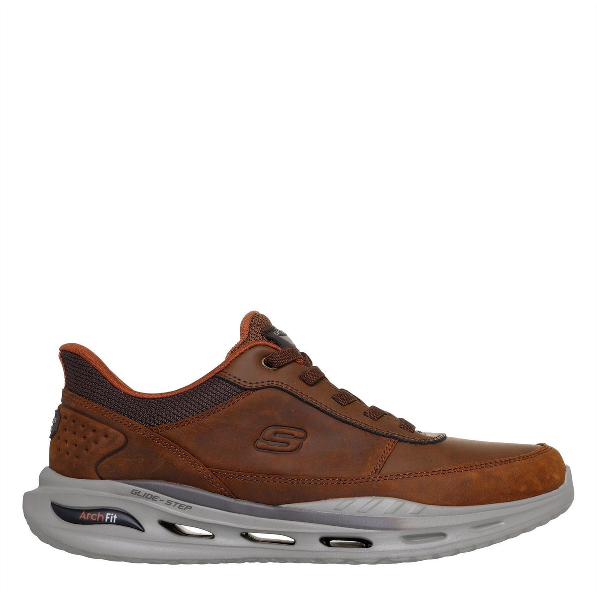 Skechers Orvan Slip Ins Arch Fit Low Top Trainers