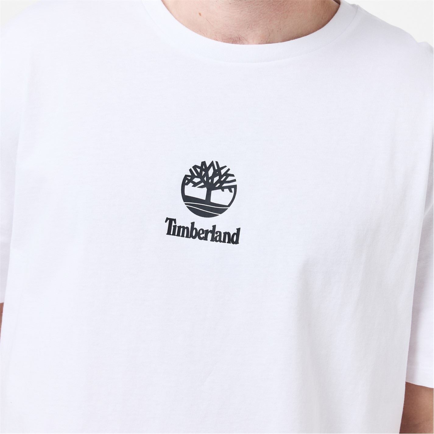 Timberland Logo Print Regular Fit Short Sleeve Crew Neck T-Shirt