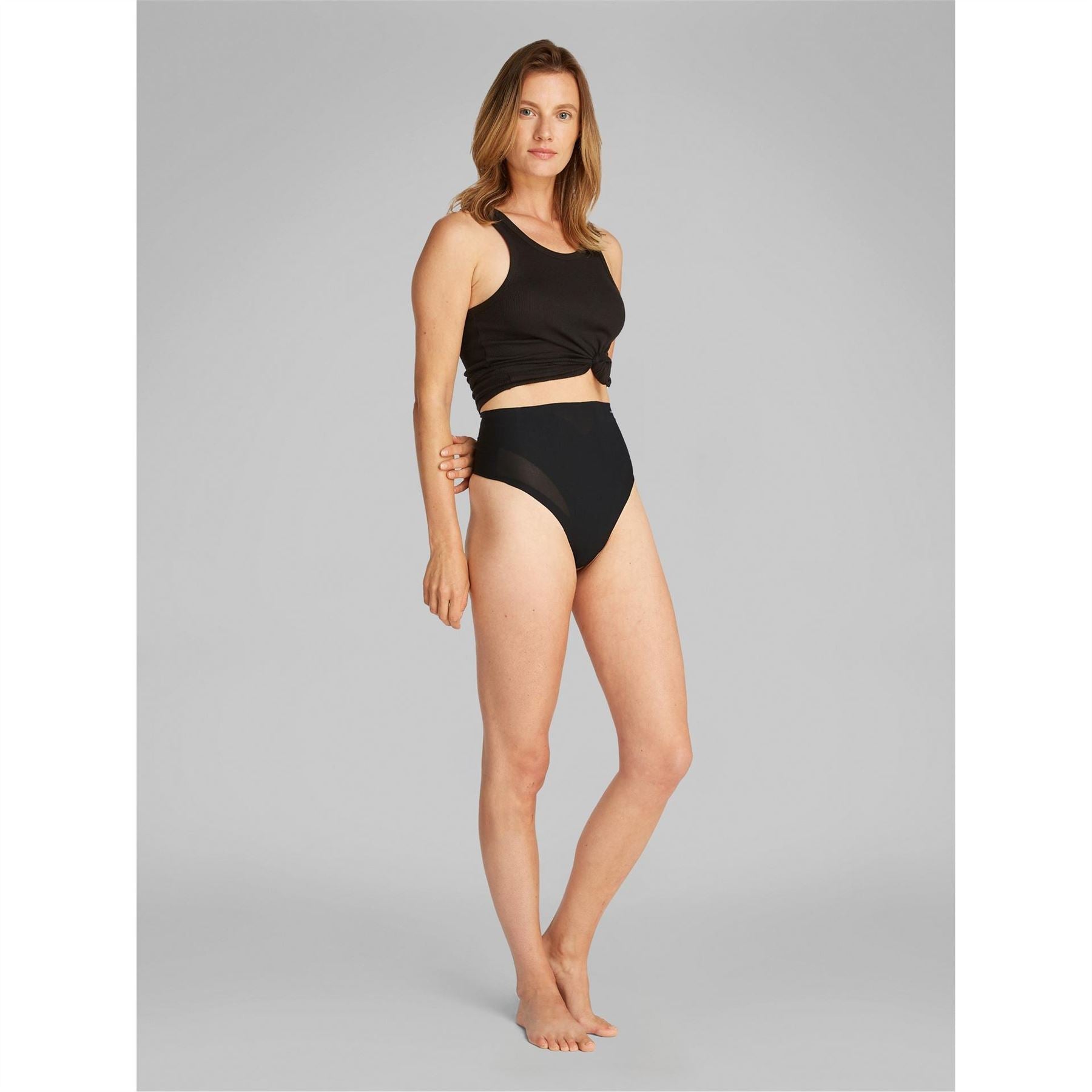 Calvin Klein Sculpted Firm Mesh Thong Underwear