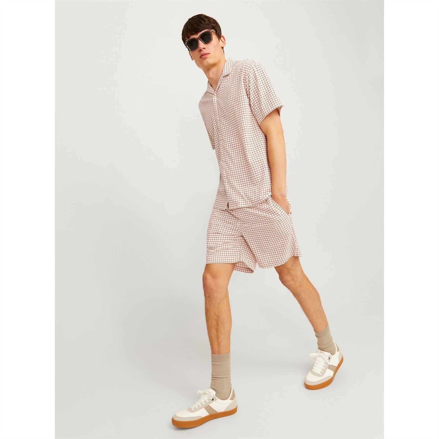 Jack and Jones Textured Sweat Shorts with Elasticated Waistband